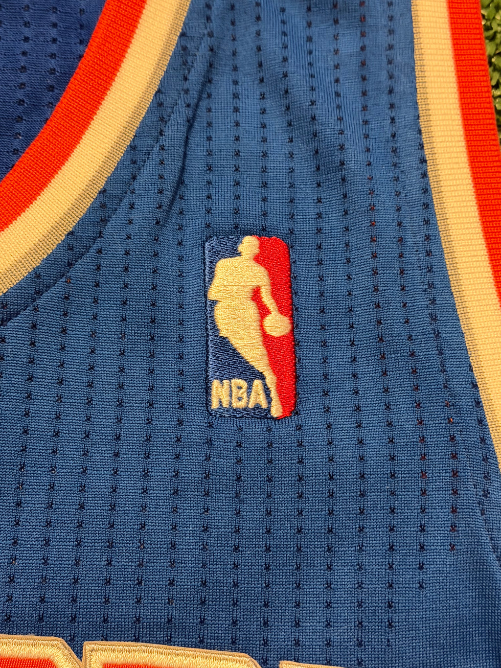 Carmelo Anthony New York Knicks Jersey #7 Adidas Climacool Blue Size (Large) NBA