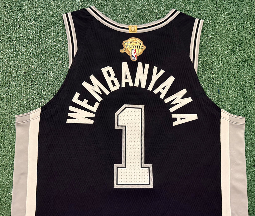 Victor Wembanyama San Antonio Spurs Jersey #1 Nike ADV Authentic Black Size 48 (L) NBA