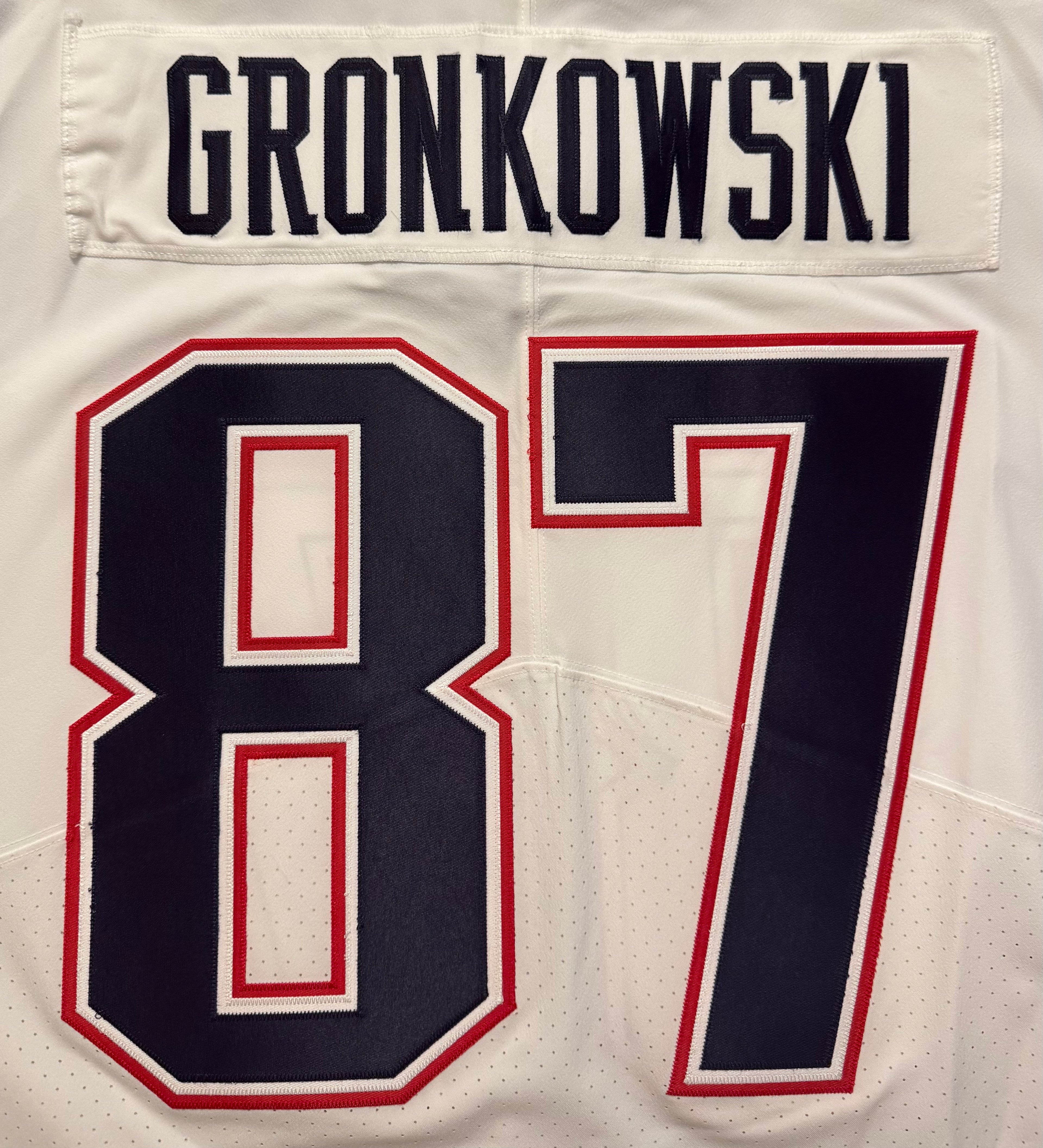 Rob Gronkowski New England Patriots Jersey #87 Nike Vapor Elite White Size 48 (XL) NFL