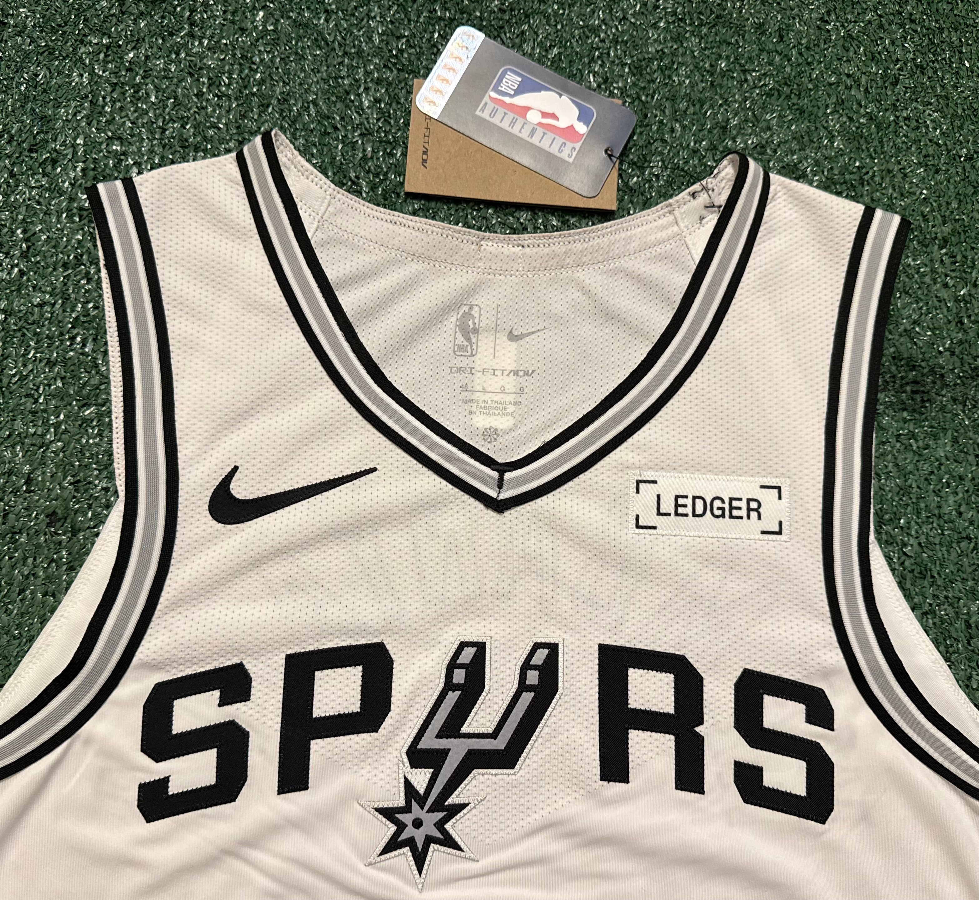 Victor Wembanyama San Antonio Spurs Jersey #1 Nike ADV Authentic White Size 48 (L) NBA