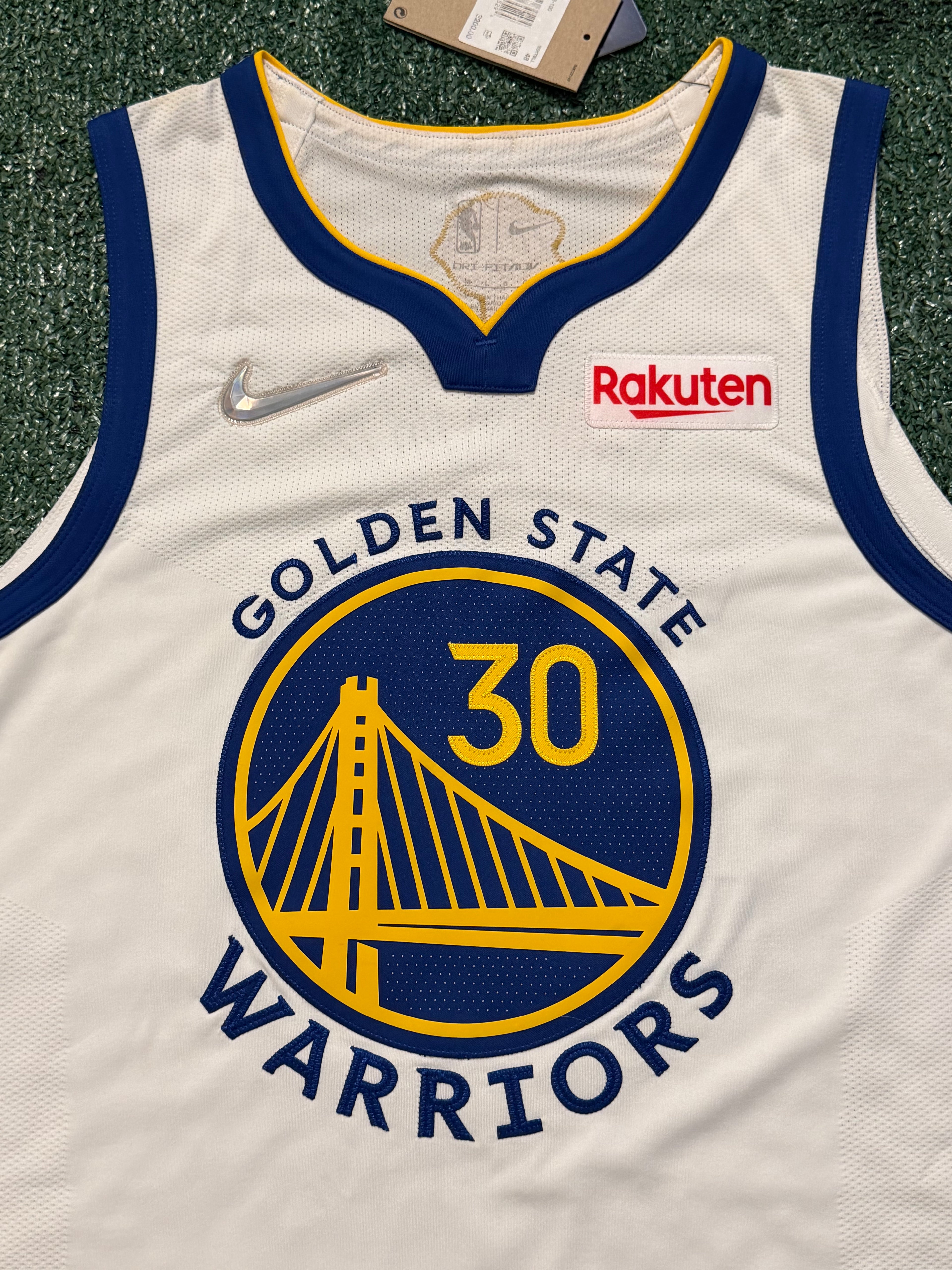 Steph Curry Golden State Warriors Jersey #30 Nike ADV Authentic White Size 52 (XL) NBA