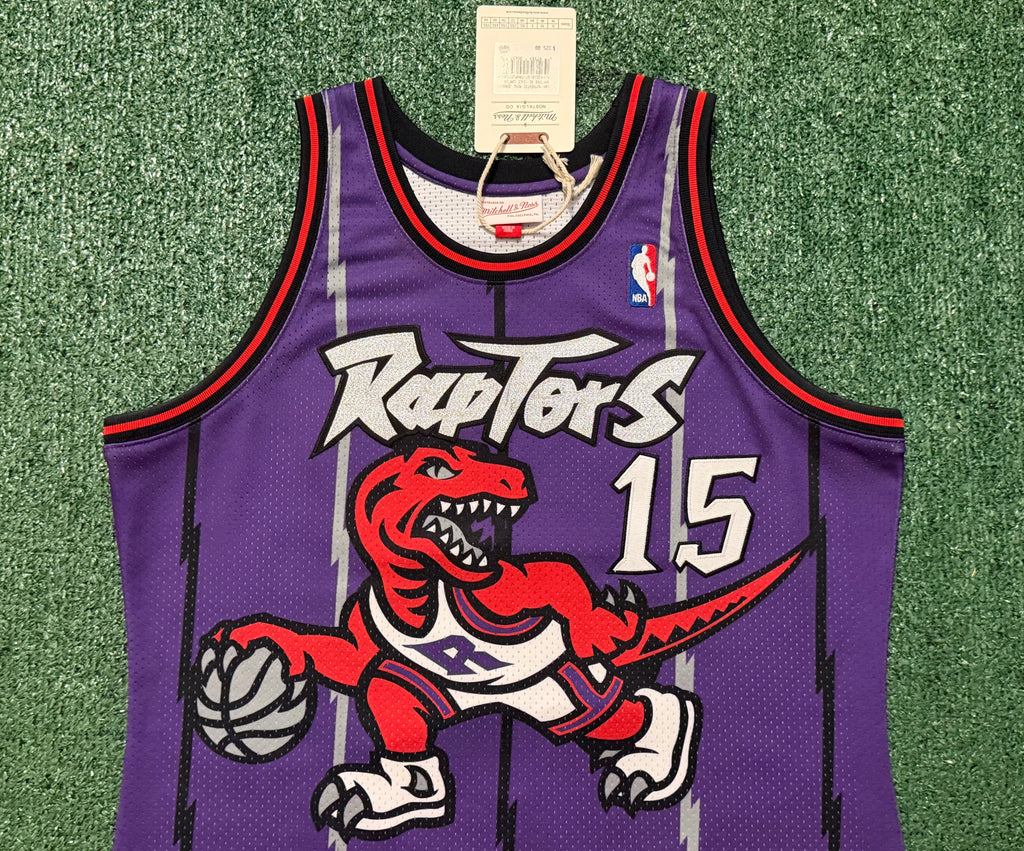 Vince Carter Toronto Raptors Jersey #15 Mitchell & Ness Authentic Purple Size 44 (L) NBA