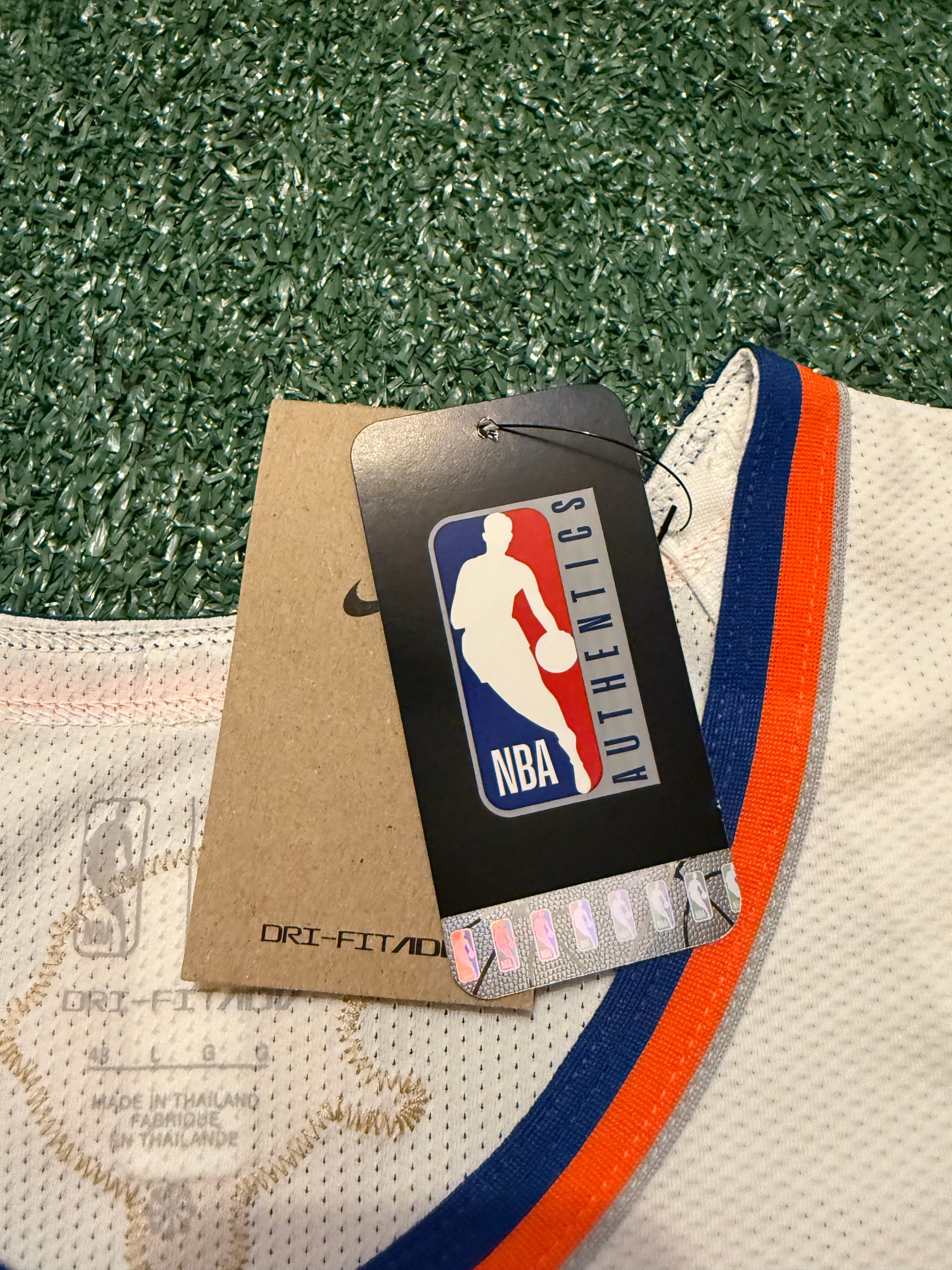 Jalen Brunson New York Knicks Jersey #11 Nike ADV Authentic White Size 48 (L) NBA