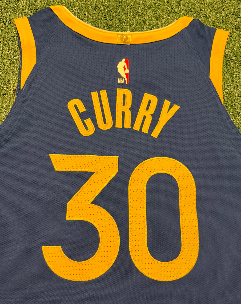 Steph Curry Golden State Warriors Jersey #30 Nike ADV Authentic Blue Size 48 (L) NBA