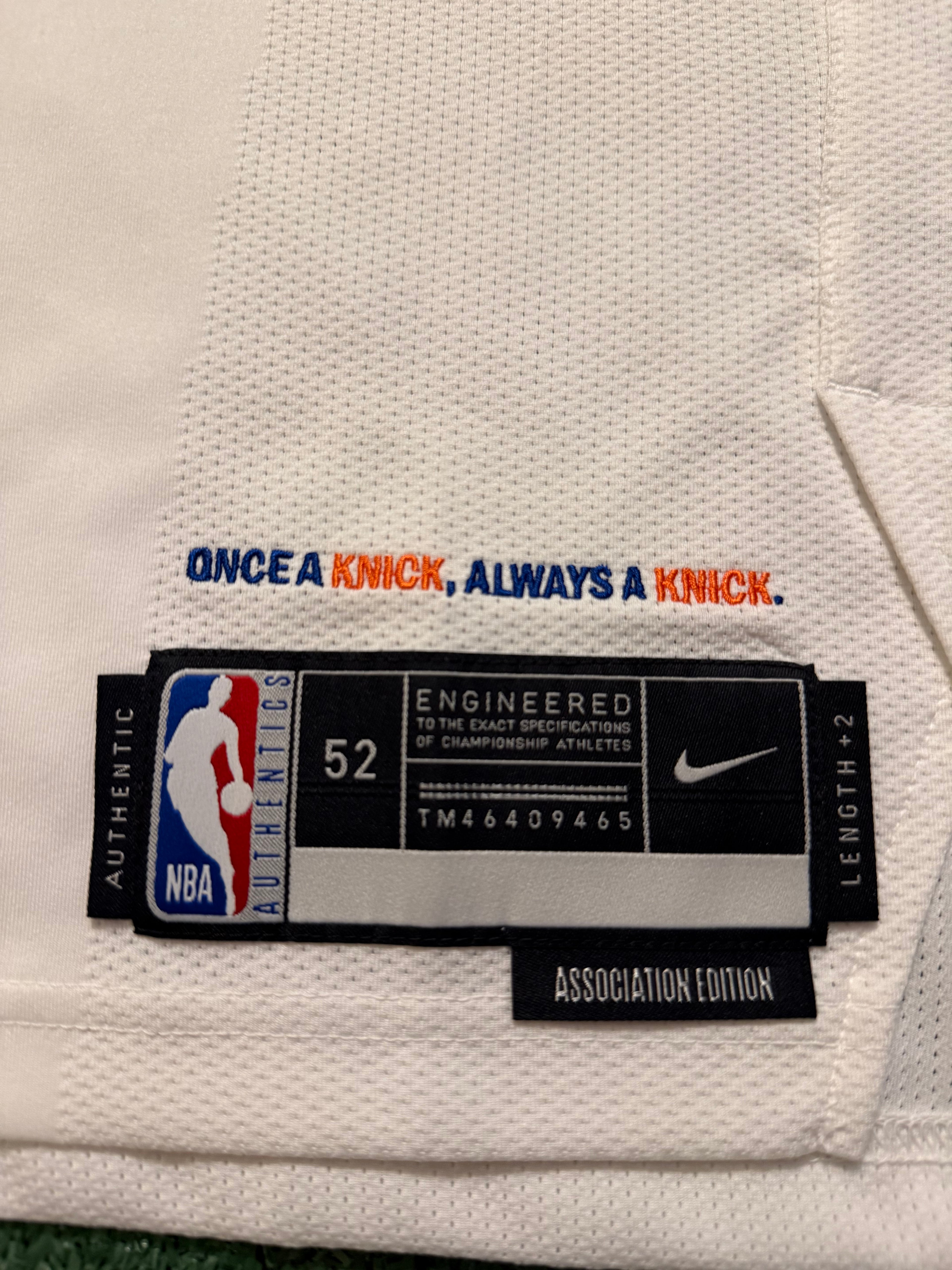 Jalen Brunson New York Knicks Jersey #11 Nike ADV Authentic White Size 52 (XL) NBA