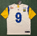 Matthew Stafford Los Angeles Rams Jersey #9 Nike Vapor Limited White (Large) NFL