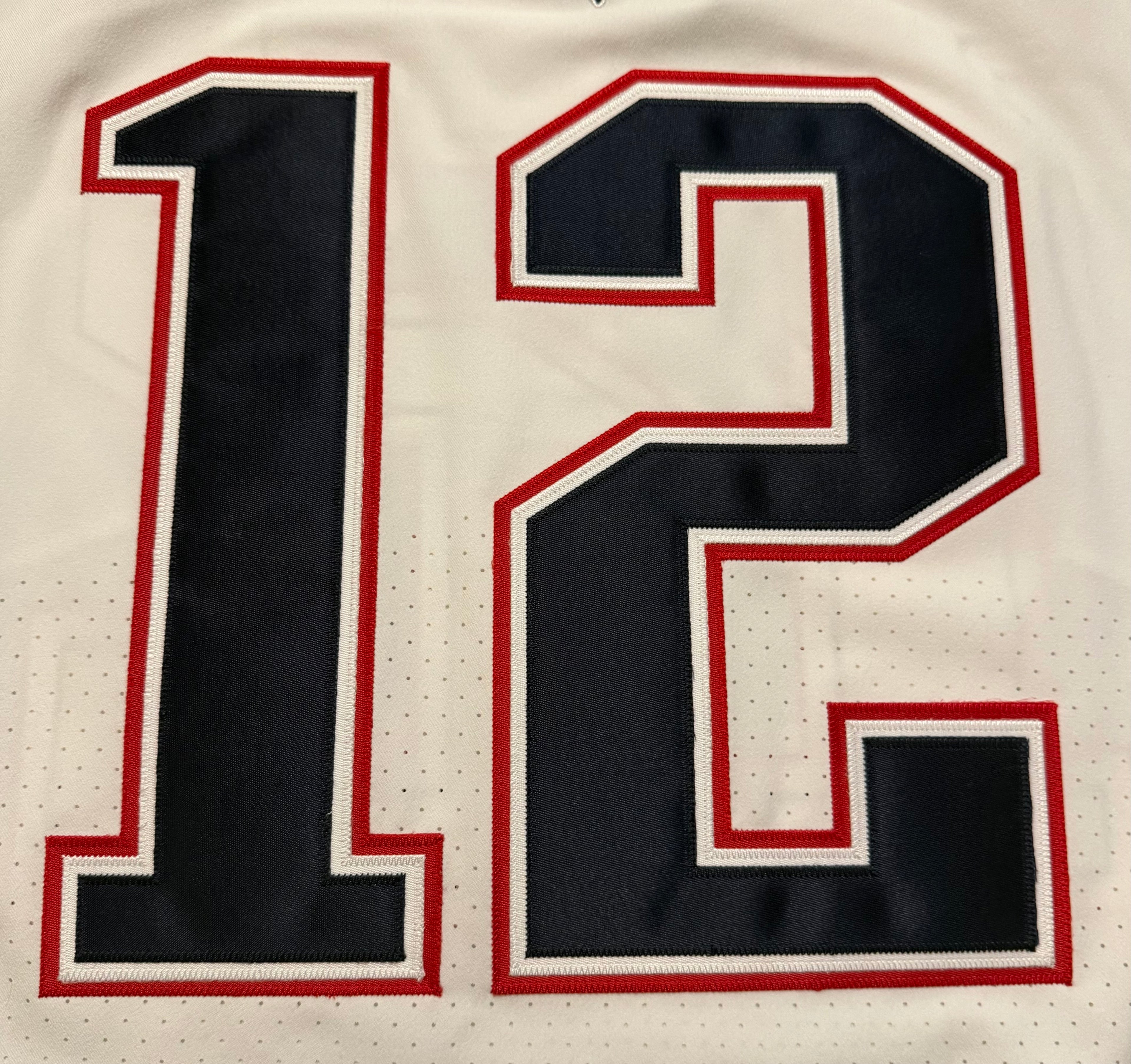 Tom Brady New England Patriots Jersey #12 Nike Vapor Elite White Size 48 (XL) NFL