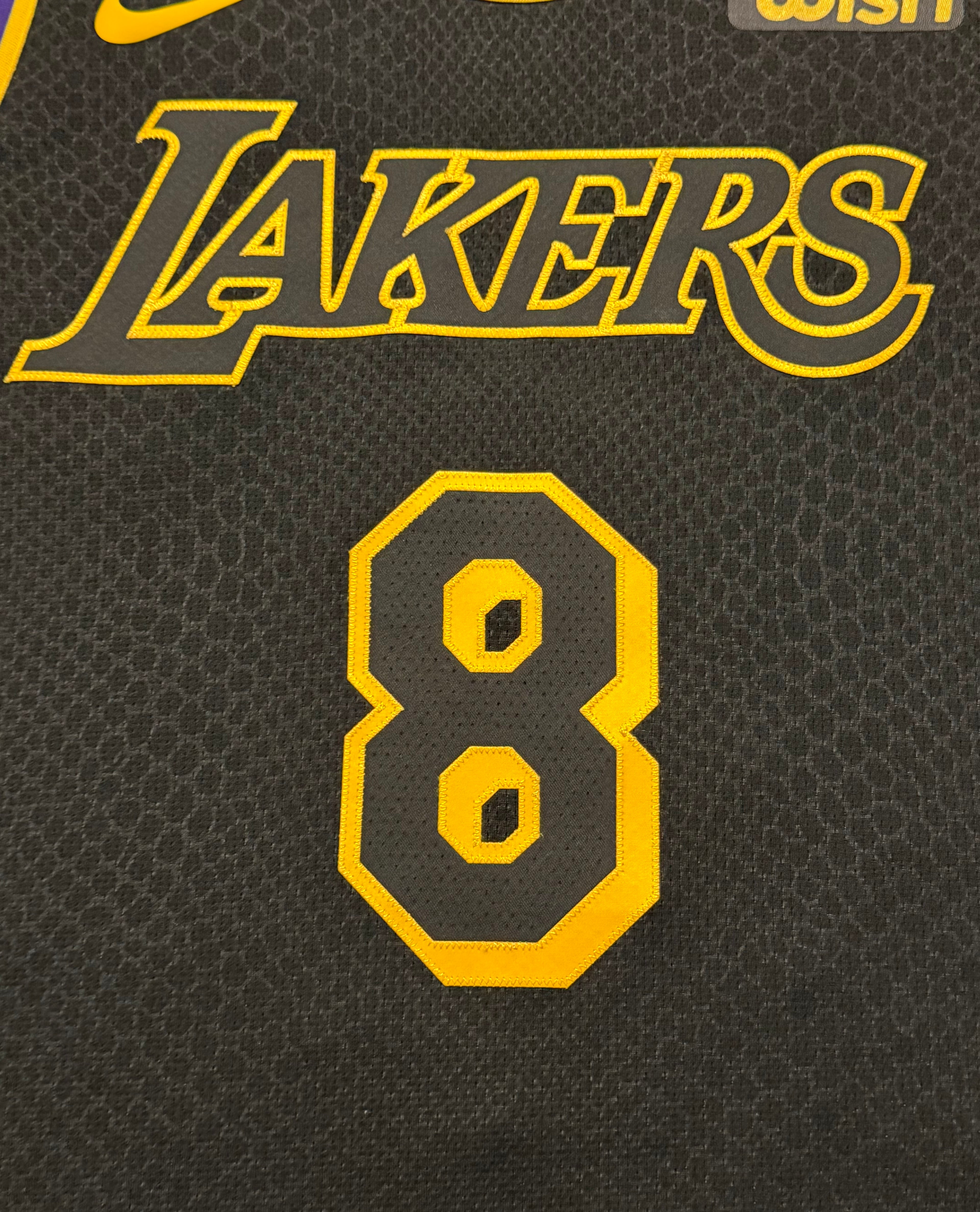 Kobe Bryant Los Angeles Lakers Jersey #8 Nike AeroSwift Authentic Black Size 52 (XL) NBA