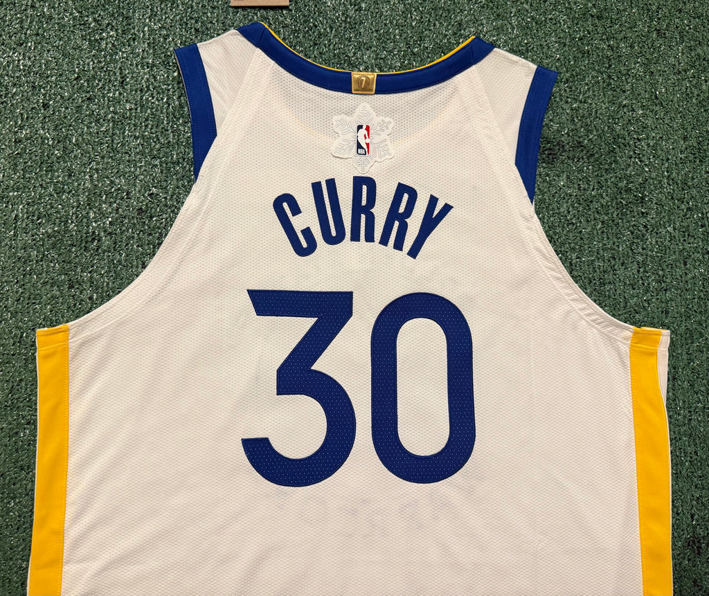 Steph Curry Golden State Warriors Jersey #30 Nike ADV Authentic White Size 48 (L) NBA
