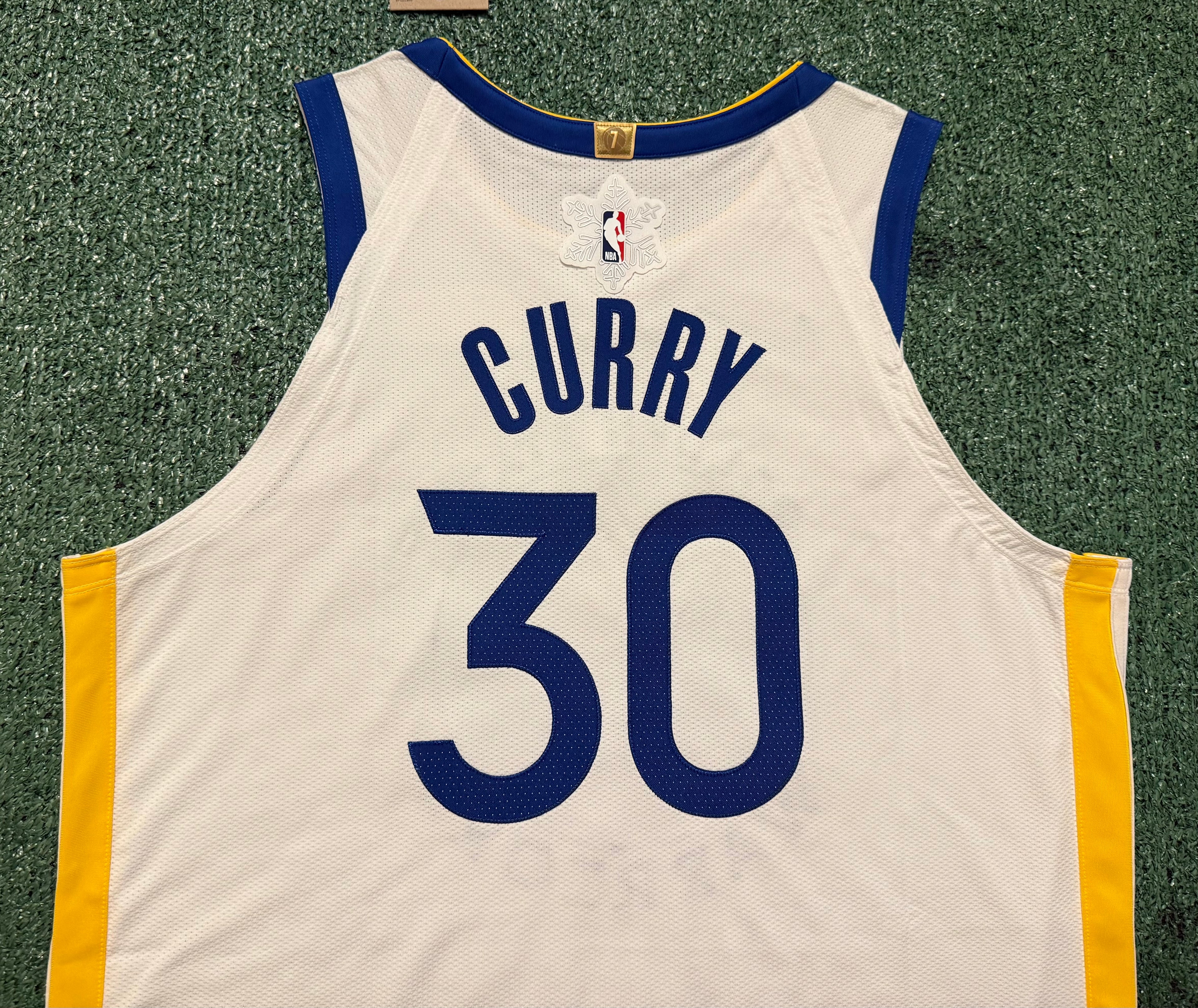 Steph Curry Golden State Warriors Jersey #30 Nike ADV Authentic White Size 48 (L) NBA