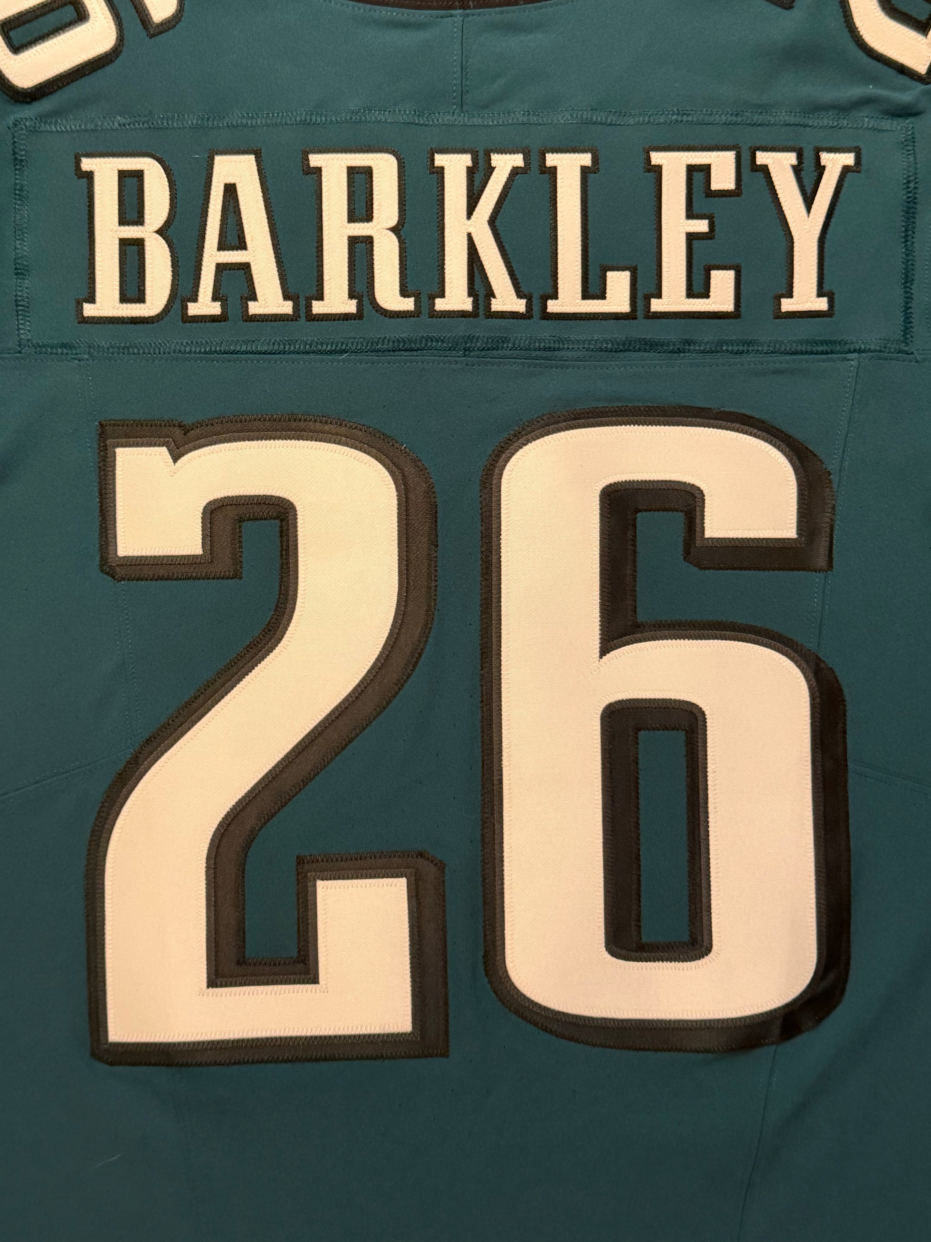 Saquon Barkley Philadelphia Eagles Jersey #26 Nike Vapor FUSE Elite Green Size 40 (Medium) NFL