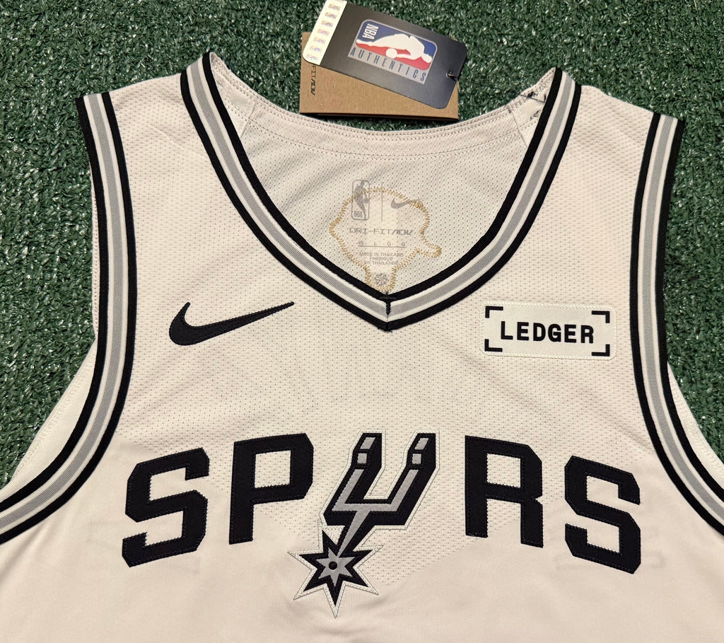 Victor Wembanyama San Antonio Spurs Jersey #1 Nike ADV Authentic White Size 48 (L) NBA