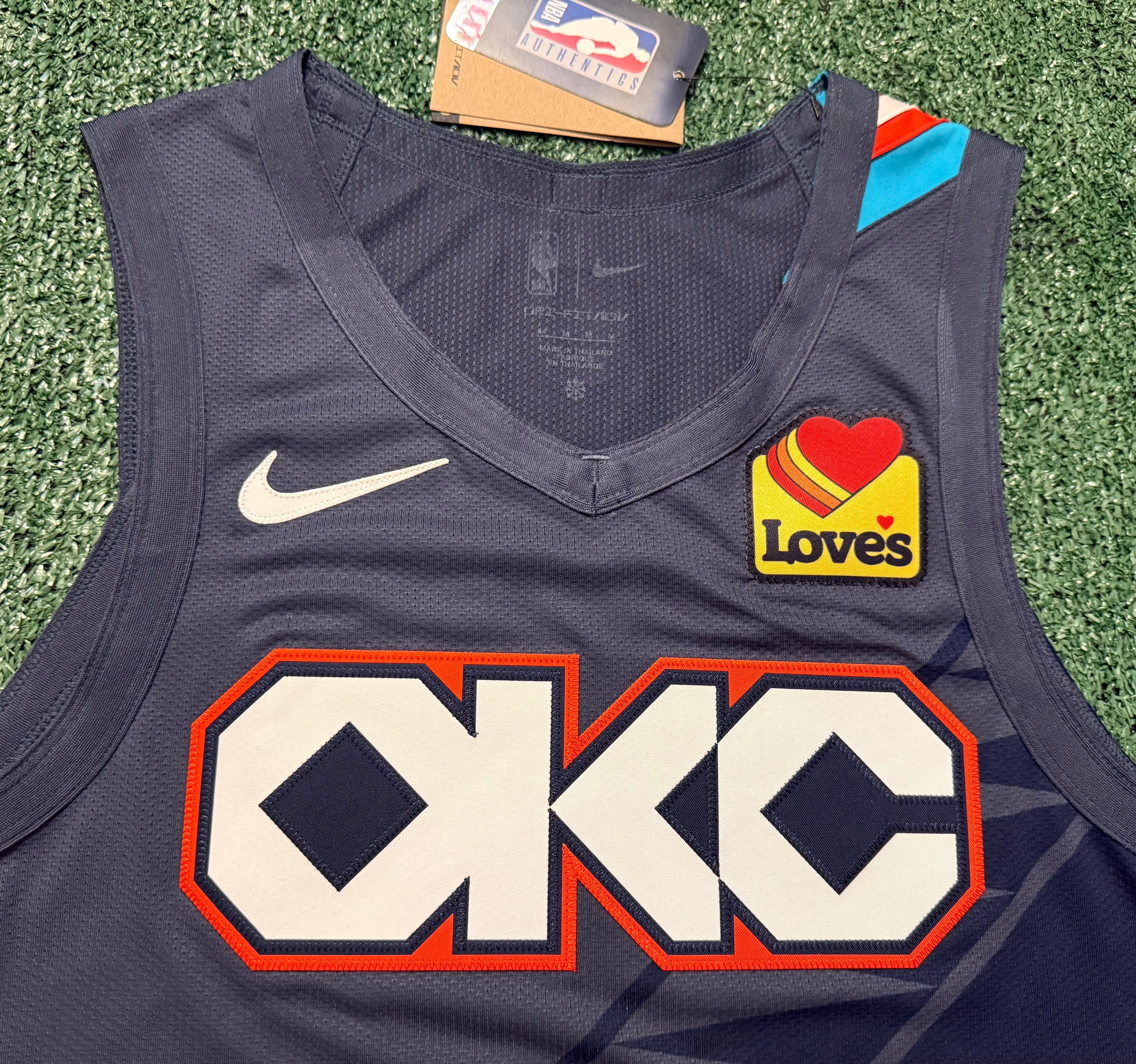 Jalen Williams Oklahoma City Thunder Jersey #8 Nike ADV Authentic Blue Size 44 (M) NBA