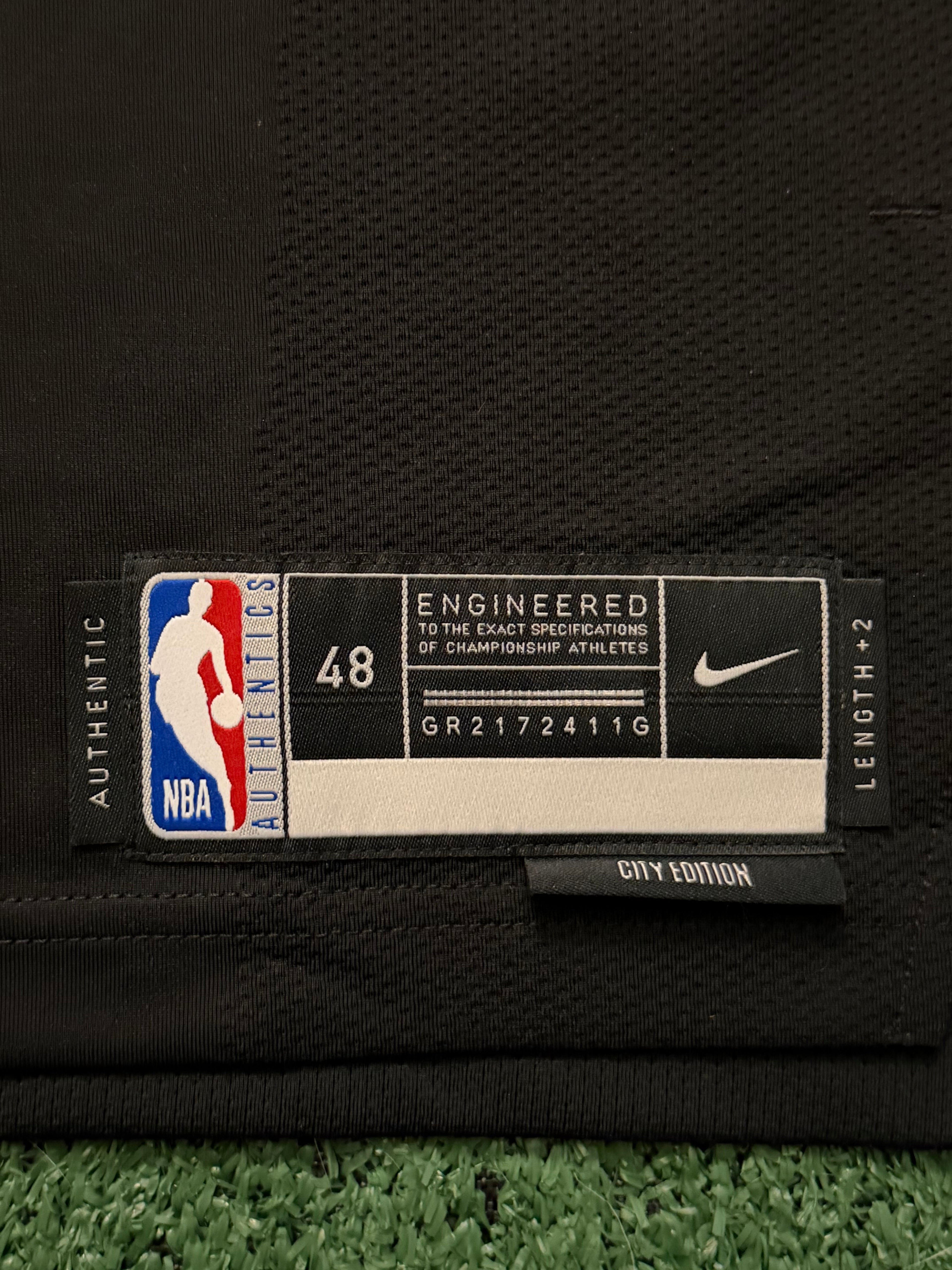 Norman Powell Miami Heat Jersey Nike ADV Authentic Black Size 48 (Large) NBA