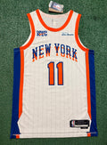 Jalen Brunson New York Knicks Jersey #11 Nike ADV Authentic White Size 44 (M) NBA