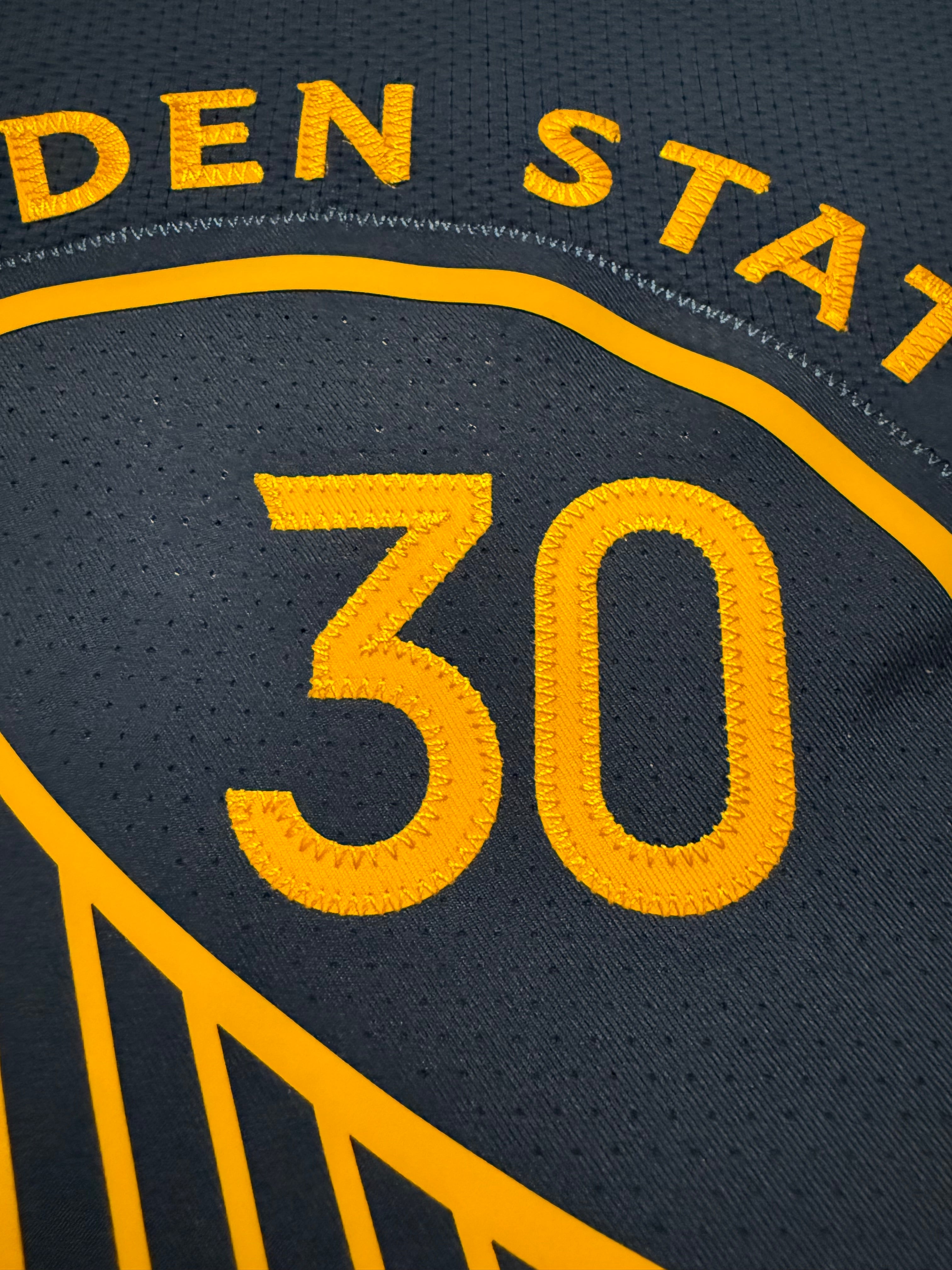 Steph Curry Golden State Warriors Jersey #30 Nike ADV Authentic Blue Size 48 (L) NBA
