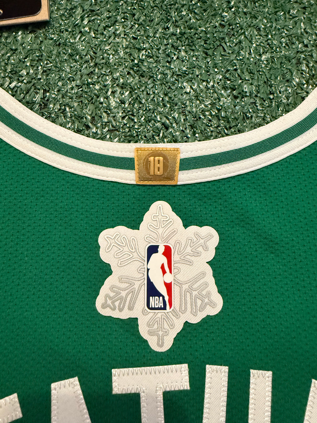 Jayson Tatum Boston Celtics Jersey #0 Nike ADV Authentic Green Size 52 (XL) NBA