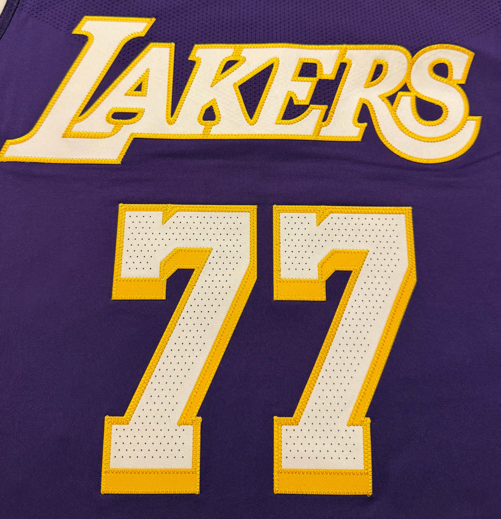 Luka Doncic Los Angeles Lakers Jersey #77 Nike ADV Authentic Purple Size 52 (XL) NBA