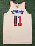 Jalen Brunson New York Knicks Jersey #11 Nike ADV Authentic White Size 48 (L) NBA