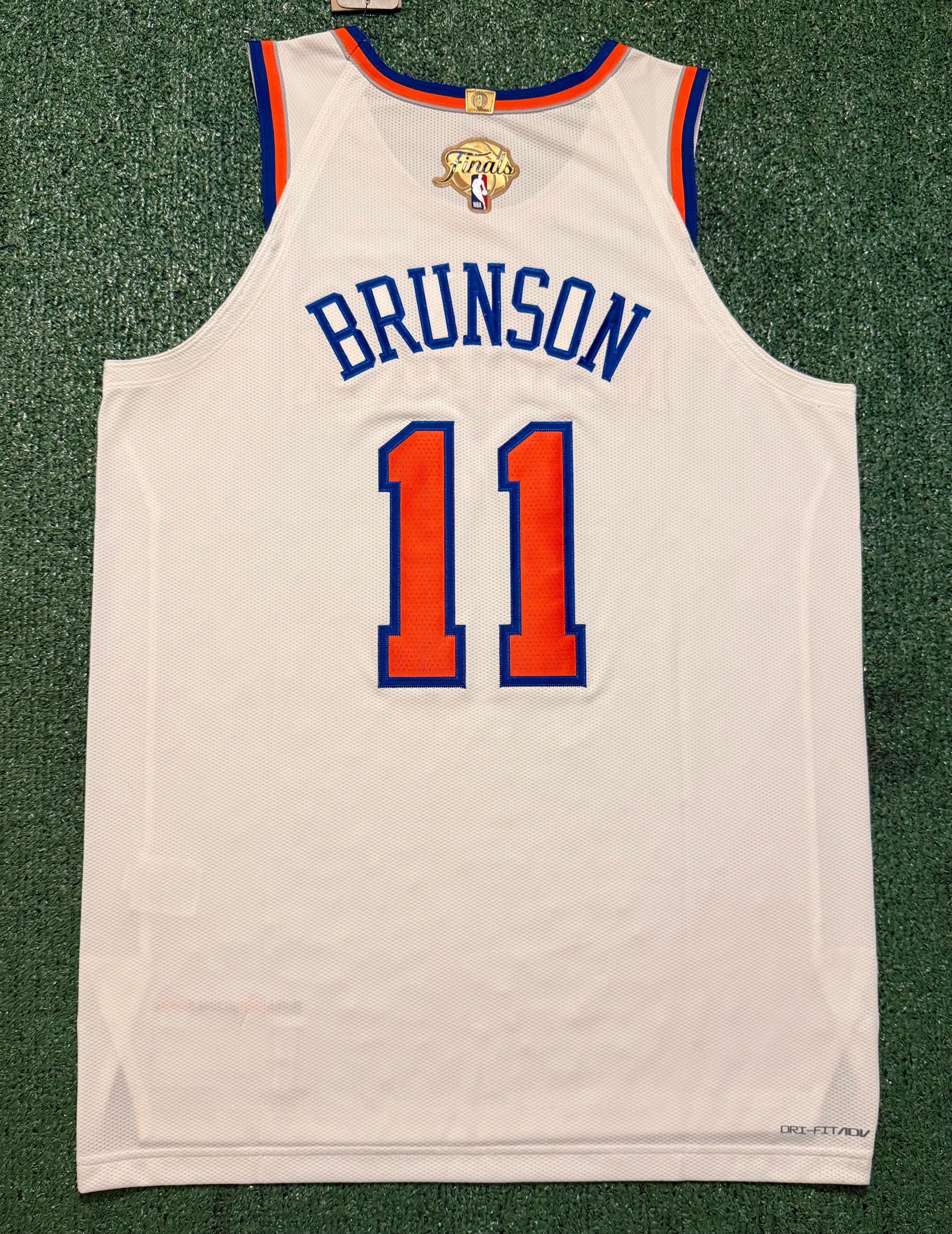 Jalen Brunson New York Knicks Jersey #11 Nike ADV Authentic White Size 48 (L) NBA