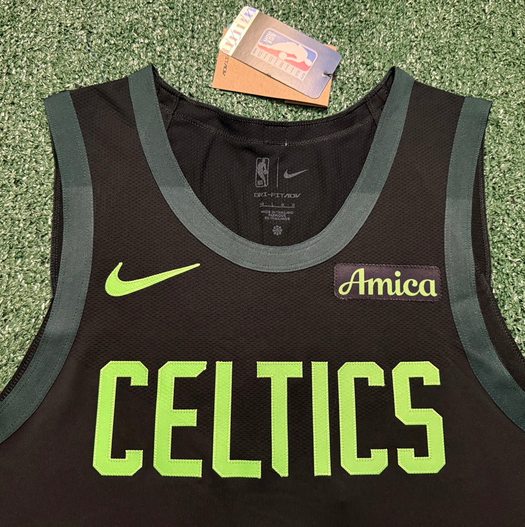 Jaylen Brown Boston Celtics Jersey Nike ADV Authentic Black  Size 48 (Large) NBA