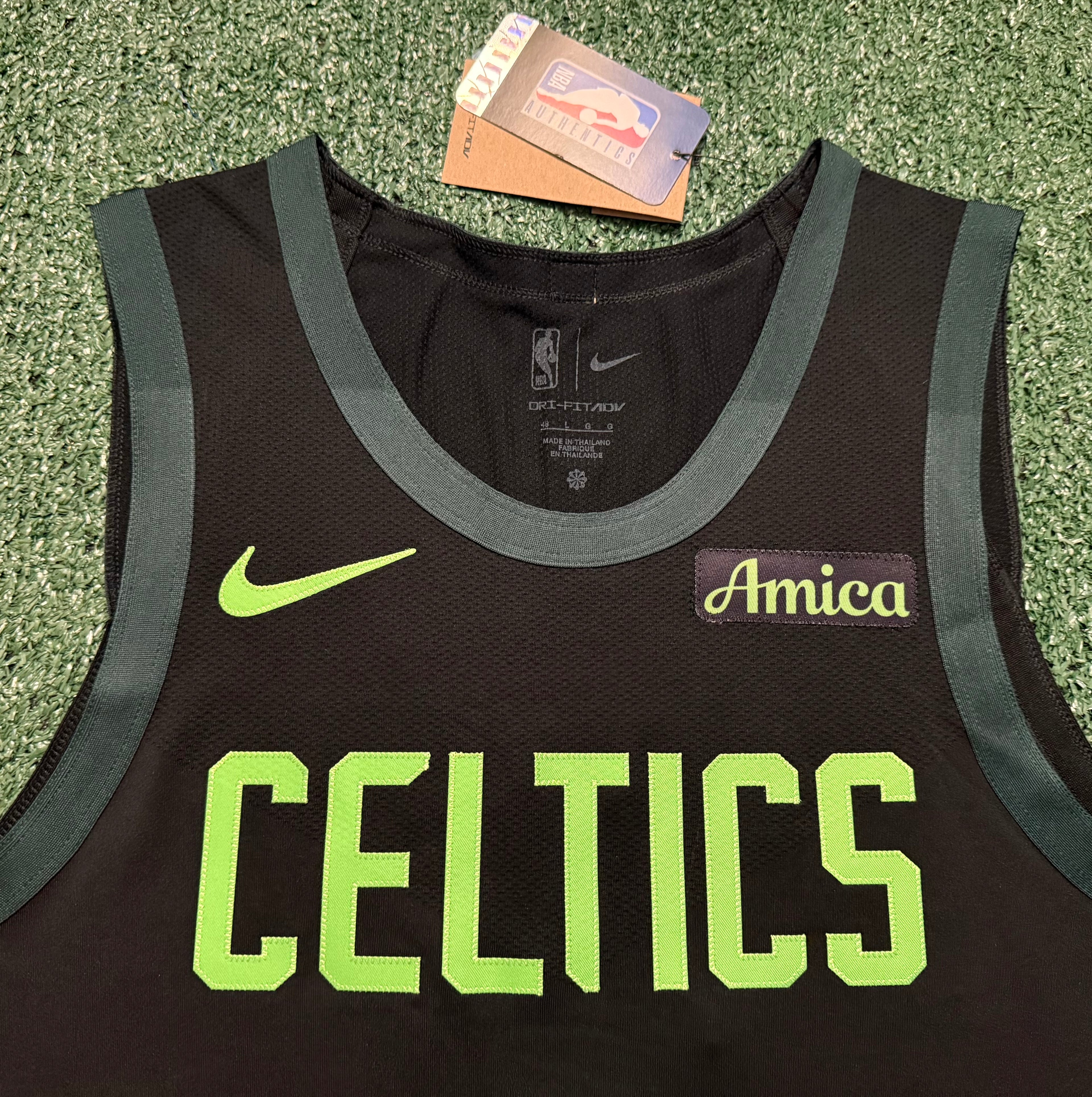 Jaylen Brown Boston Celtics Jersey Nike ADV Authentic Black  Size 48 (Large) NBA