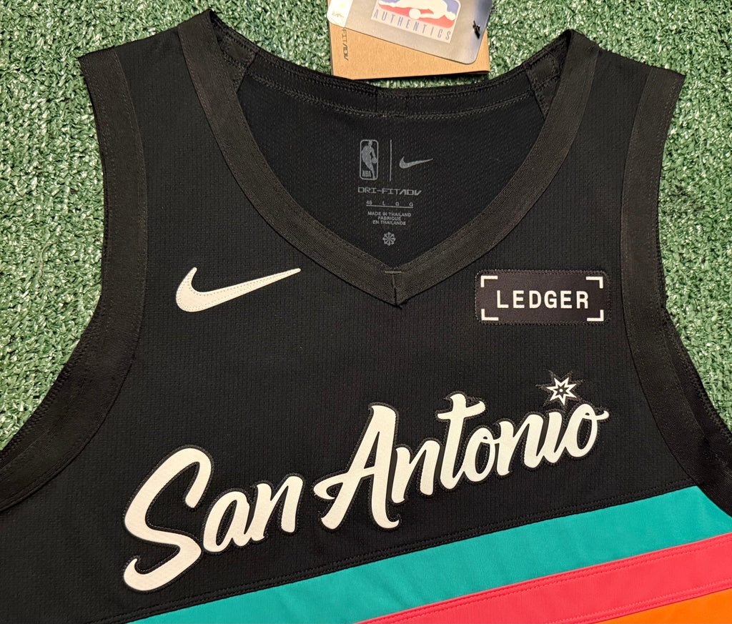Victor Wembanyama San Antonio Spurs Jersey #1 Nike ADV Authentic Black Size 48 (L) NBA