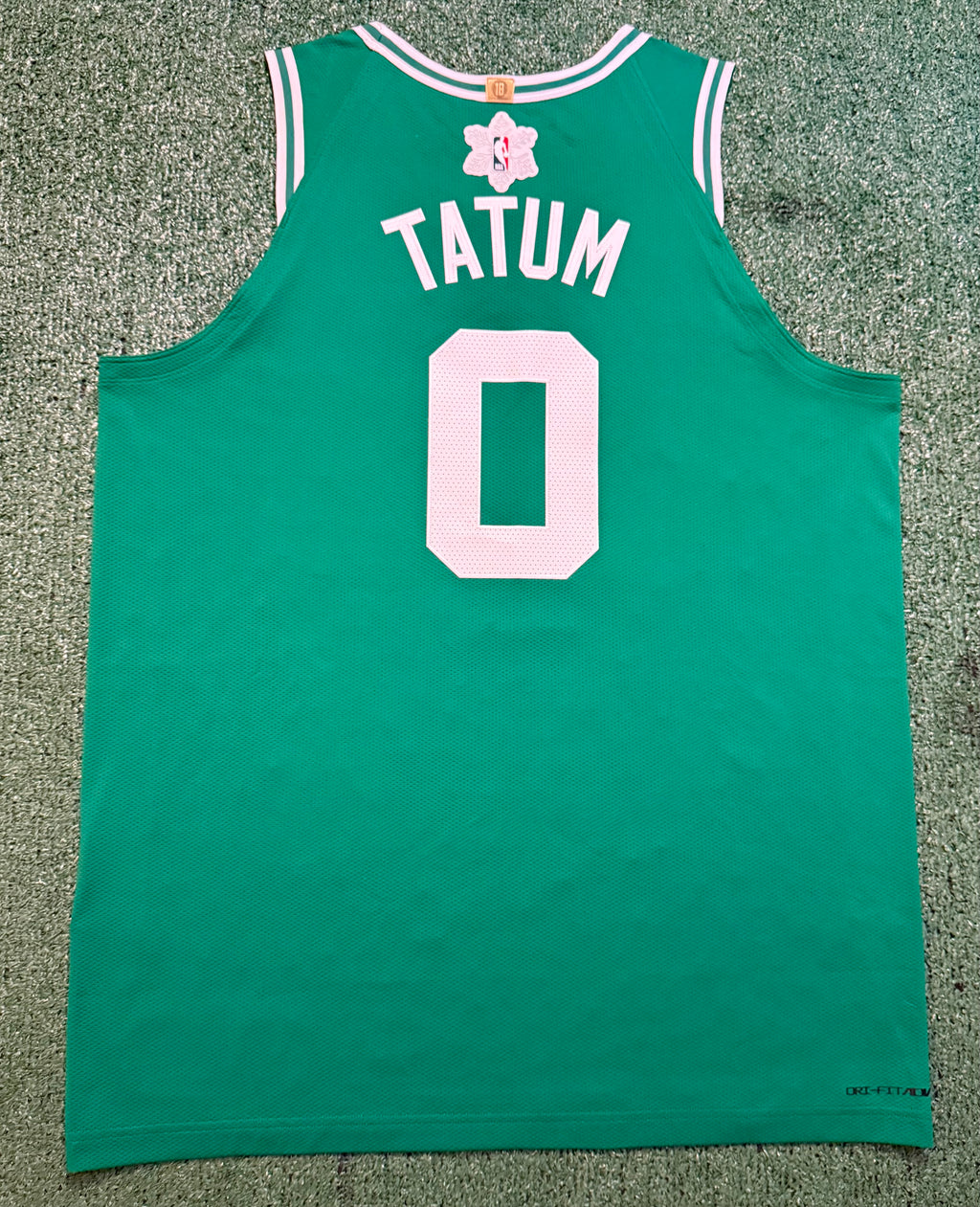 Jayson Tatum Boston Celtics Jersey #0 Nike ADV Authentic Green Size 52 (XL) NBA