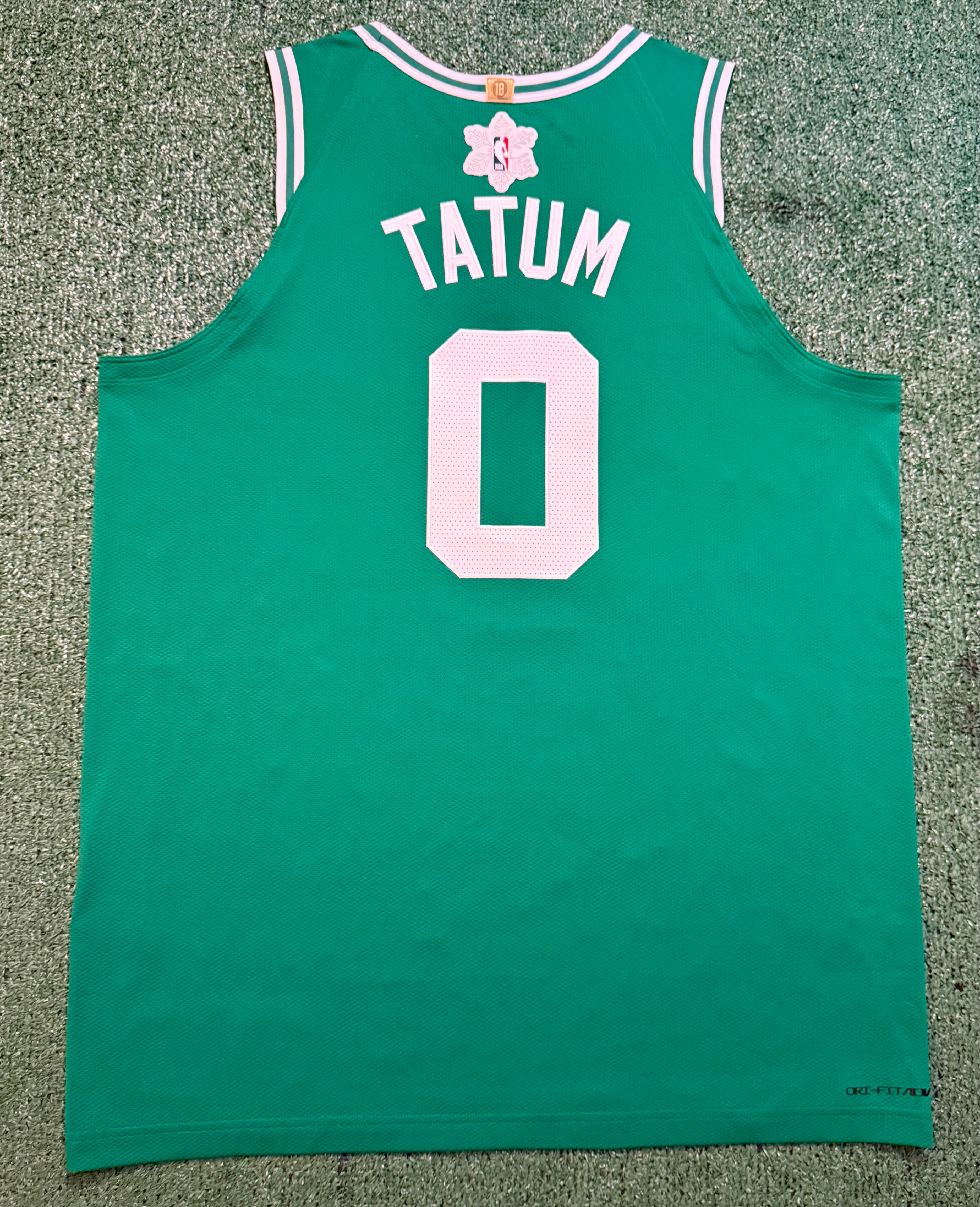 Jayson Tatum Boston Celtics Jersey #0 Nike ADV Authentic Green Size 52 (XL) NBA