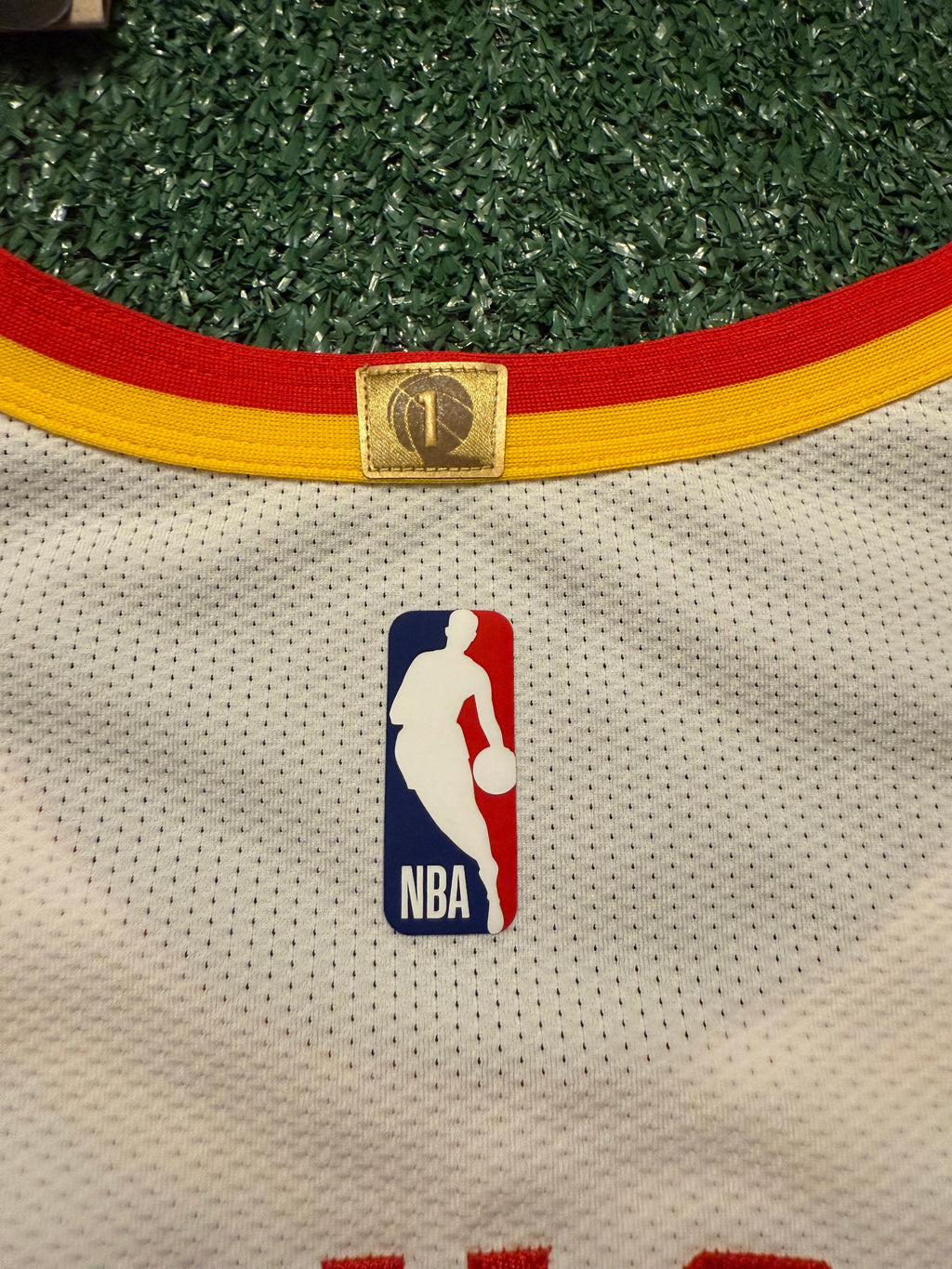 Jalen Johnson Atlanta Hawks Jersey #1 Nike ADV Authentic White Size 48 (L) NBA