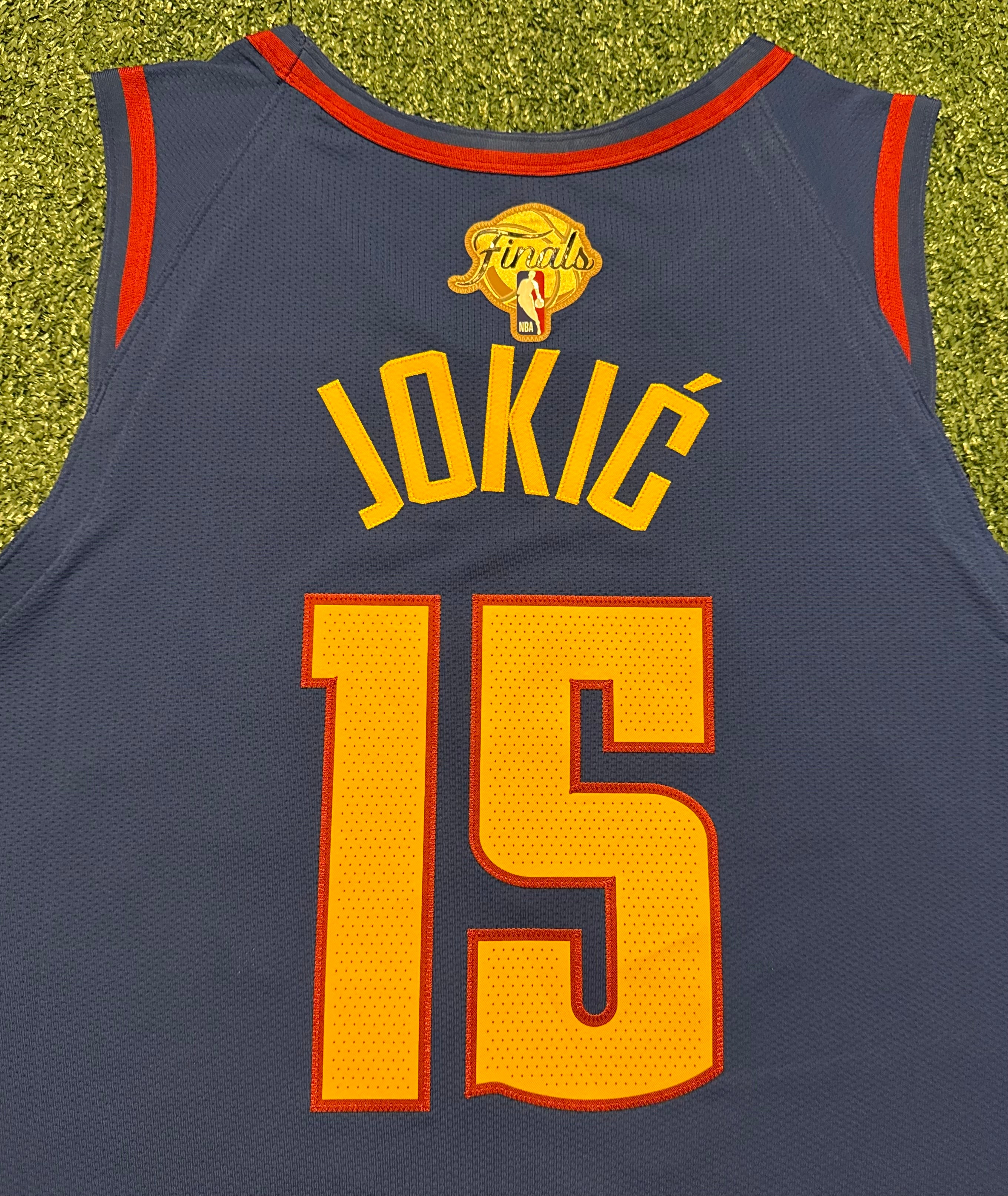 Nikola Jokic Denver Nuggets Jersey #15 Nike ADV Authentic Blue Size 52 (XL) NBA