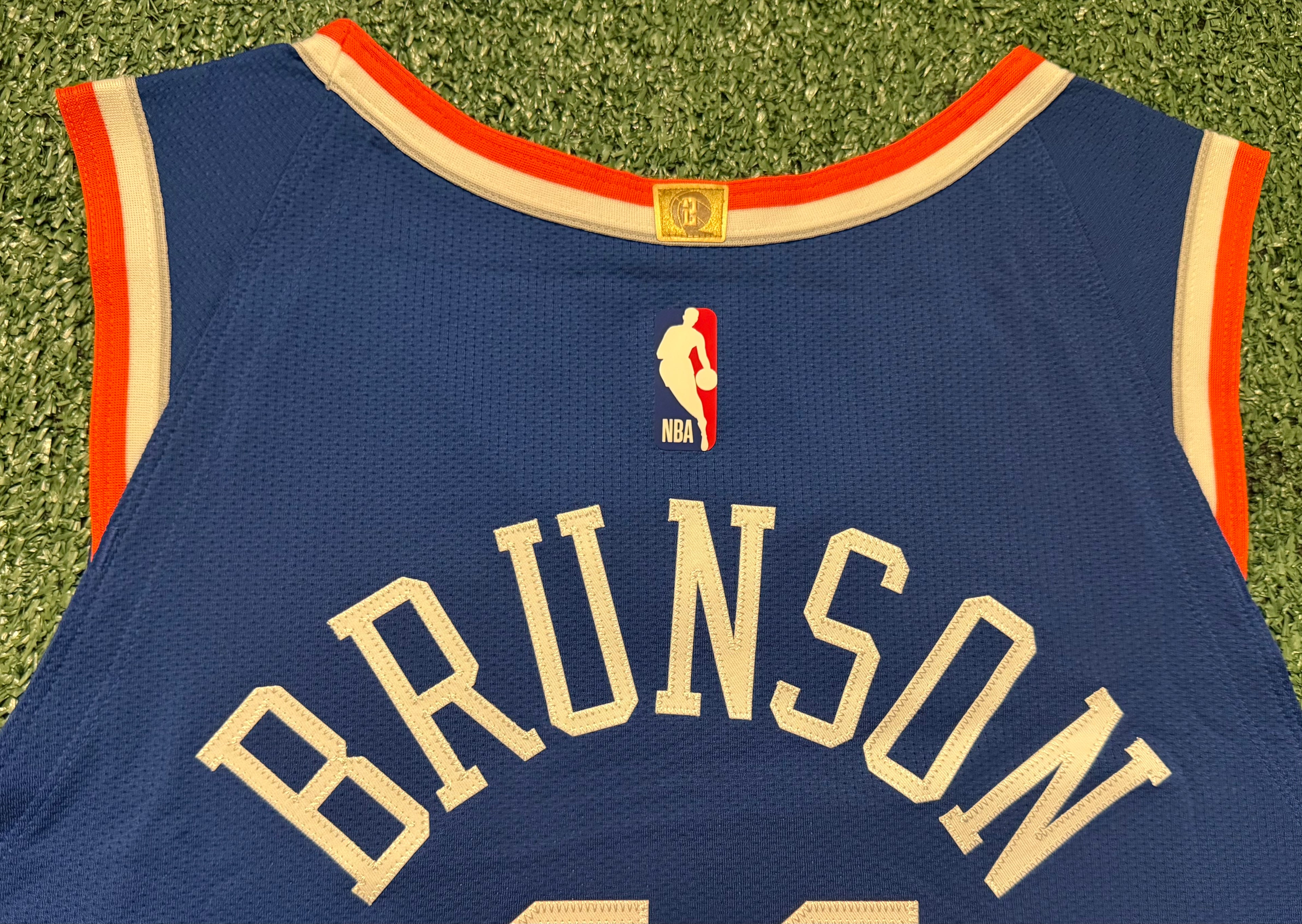 Jalen Brunson New York Knicks Jersey #11 Nike ADV Authentic Blue Size 52 (XL) NBA