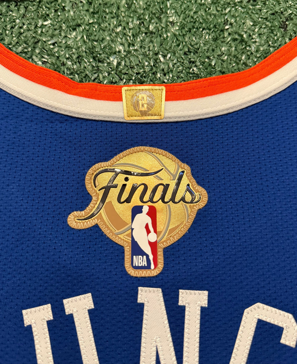 Jalen Brunson New York Knicks Jersey #11 Finals Nike ADV Authentic Blue Size 44 (M) NBA