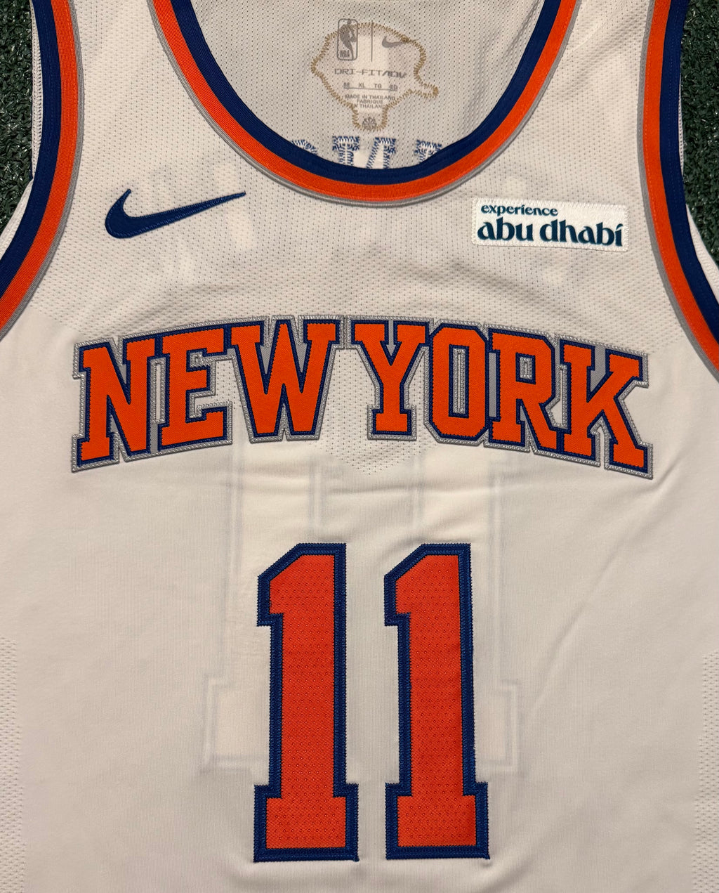 Jalen Brunson New York Knicks Jersey #11 Nike ADV Authentic White Size 52 (XL) NBA