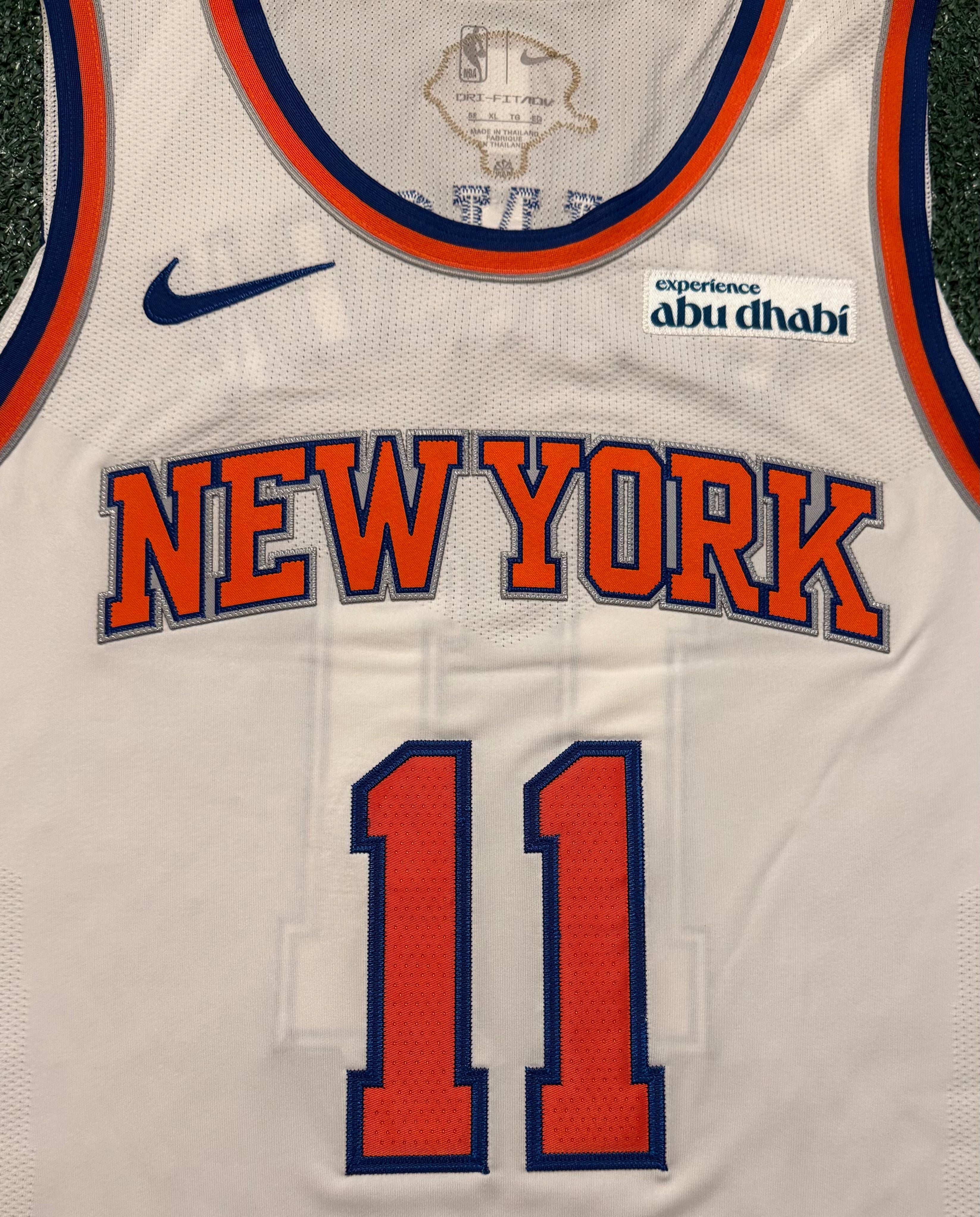 Jalen Brunson New York Knicks Jersey #11 Nike ADV Authentic White Size 52 (XL) NBA