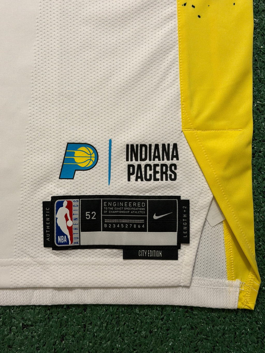 Tyrese Haliburton Indiana Pacers Jersey #0 Nike ADV Authentic White Size 52 (XL) NBA
