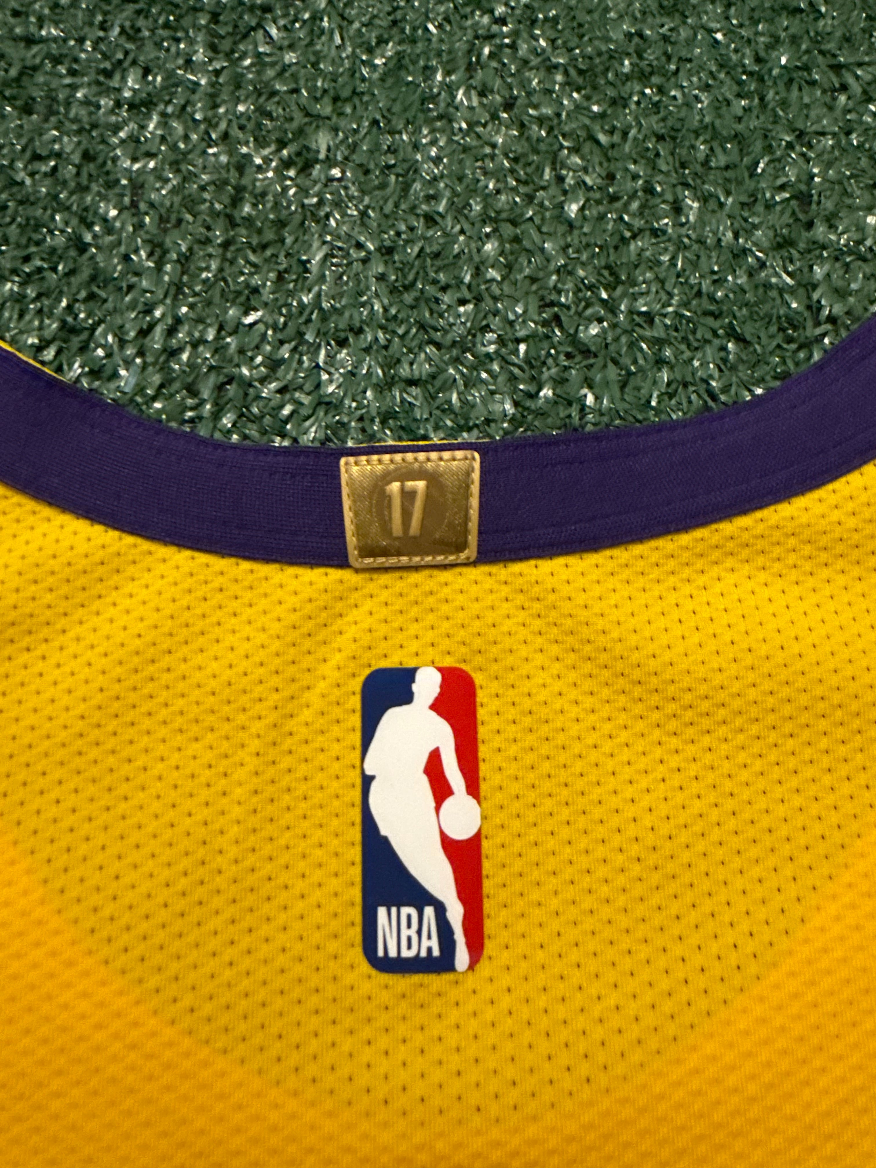 LeBron James Los Angeles Lakers Jersey #23 Nike ADV Authentic Gold Size 48 (L) NBA