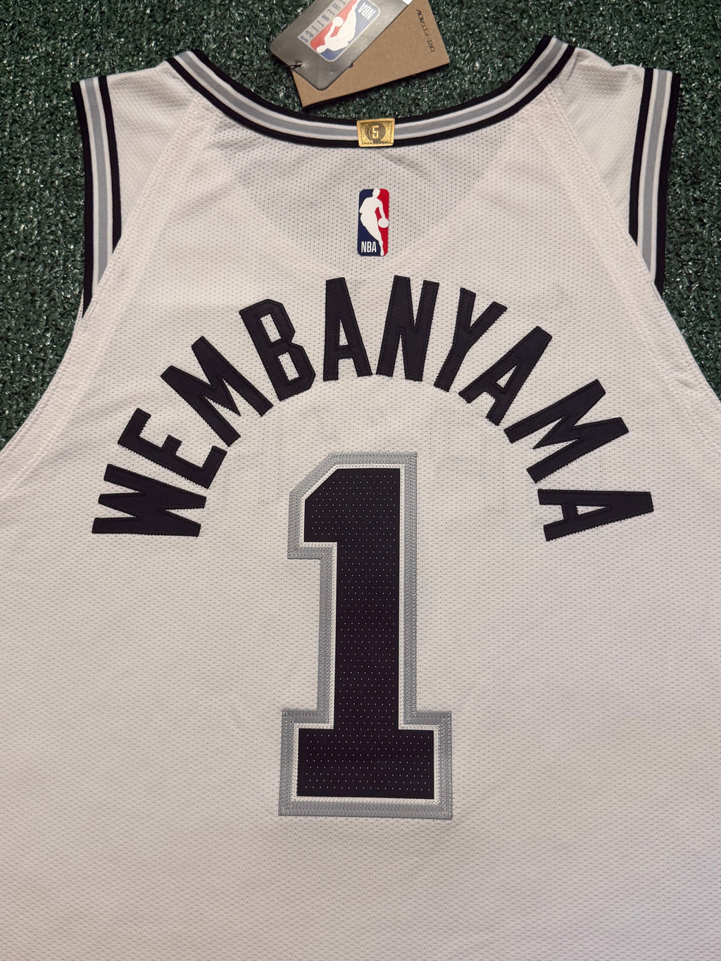 Victor Wembanyama San Antonio Spurs Jersey #1 Nike ADV Authentic White Size 52 (XL) NBA