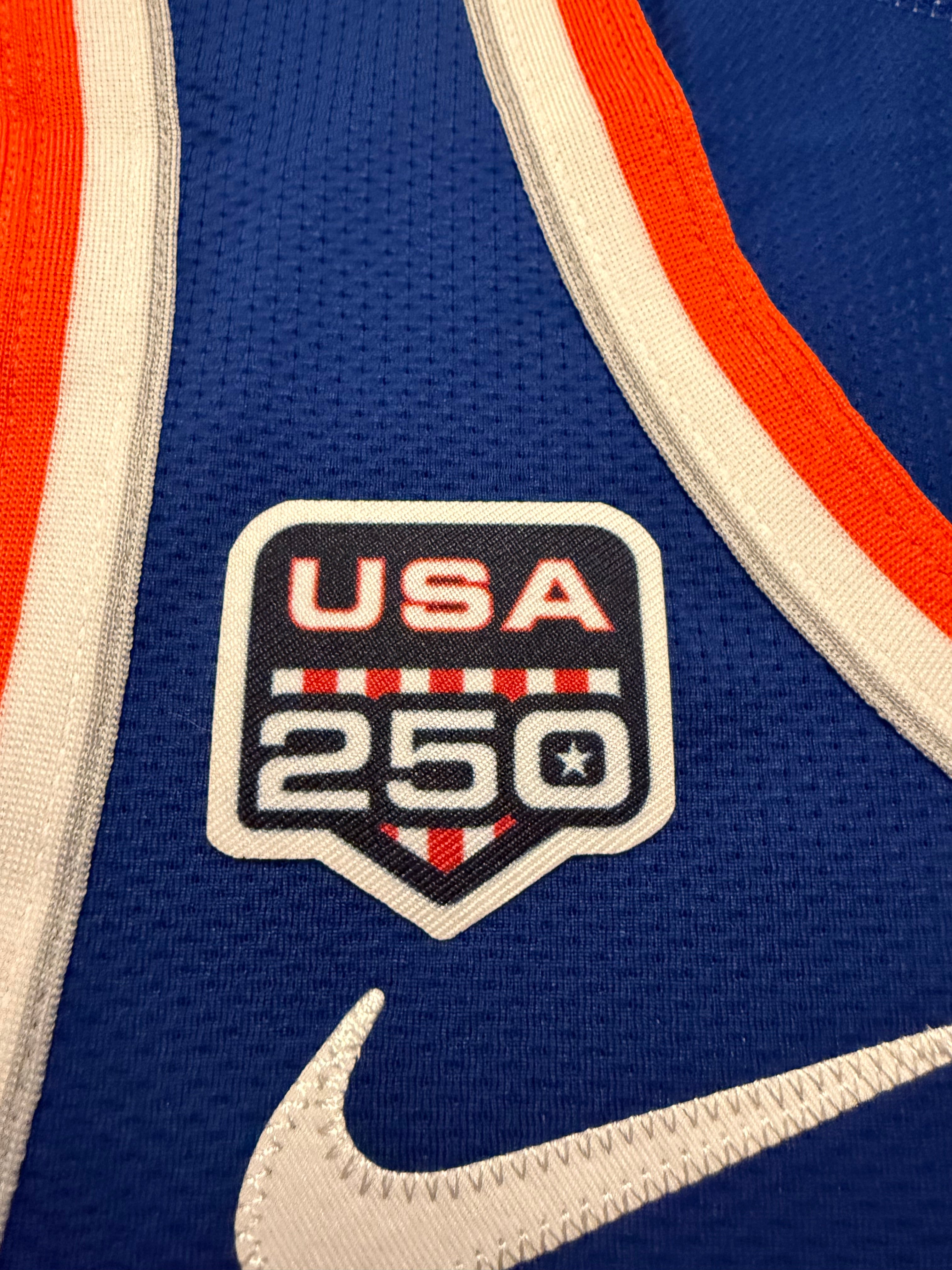 Jalen Brunson New York Knicks Jersey #11 Finals Nike ADV Authentic Blue Size 52 (XL) NBA
