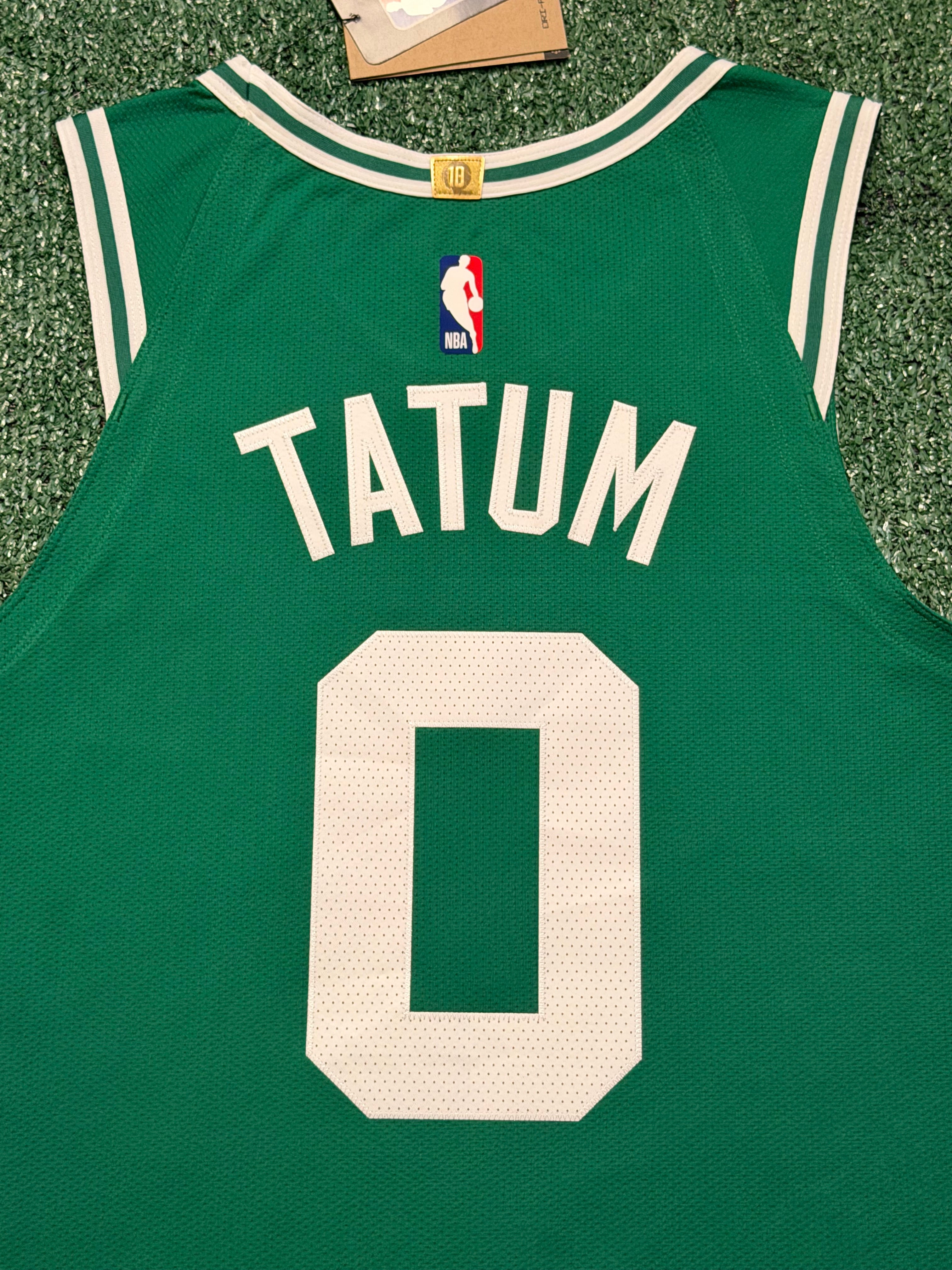 Jayson Tatum Boston Celtics Jersey #0 Nike ADV Authentic Green Size 44 (Medium) NBA