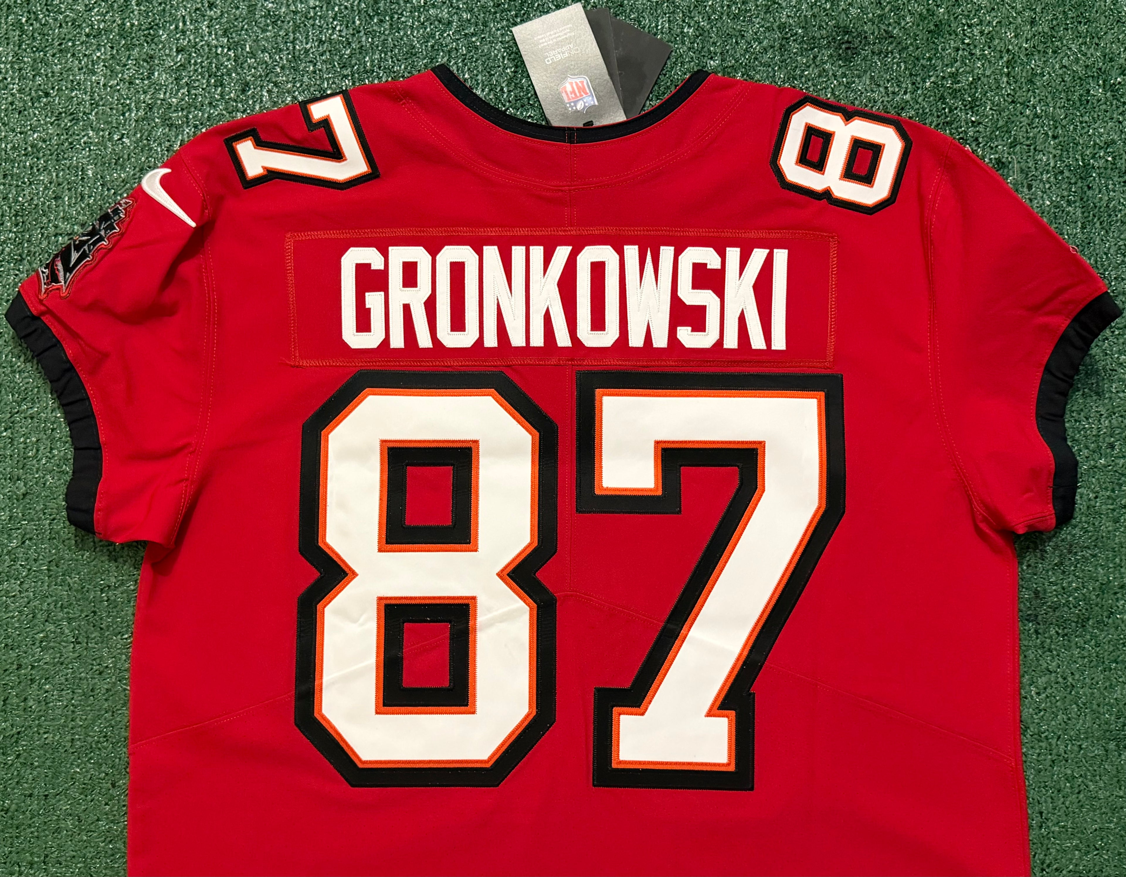 Rob Gronkowski Tampa Bay Buccaneers Jersey #87 Nike Vapor Elite red size 48 (XL) NFL