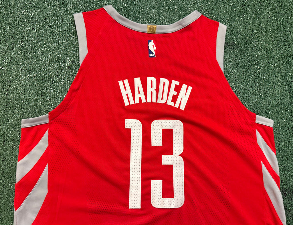 James Harden Houston Rockets Jersey #1 Nike AeroSwift Authentic Red Size 52 (XL) NBA
