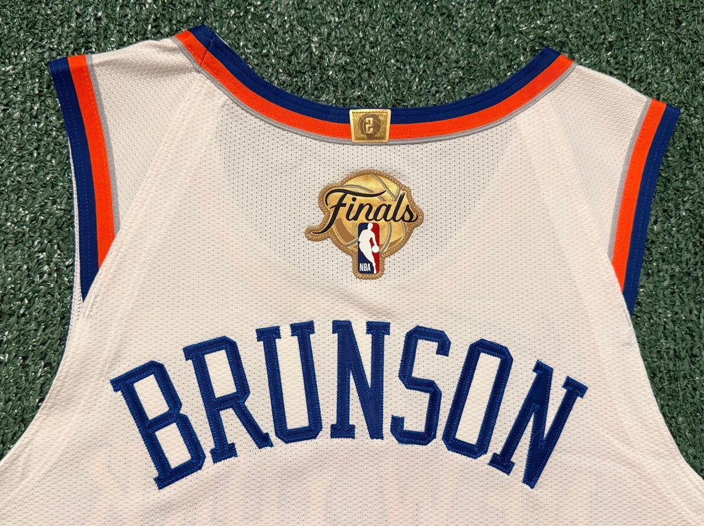 Jalen Brunson New York Knicks Jersey #11 Nike ADV Authentic White Size 44 (M) NBA