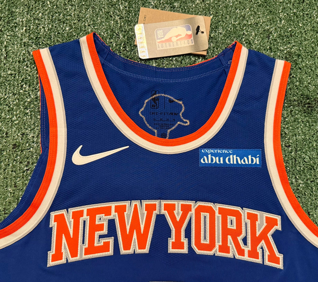 Josh Hart New York Knicks Jersey #3 Nike ADV Authentic Blue Size 44 (M) NBA