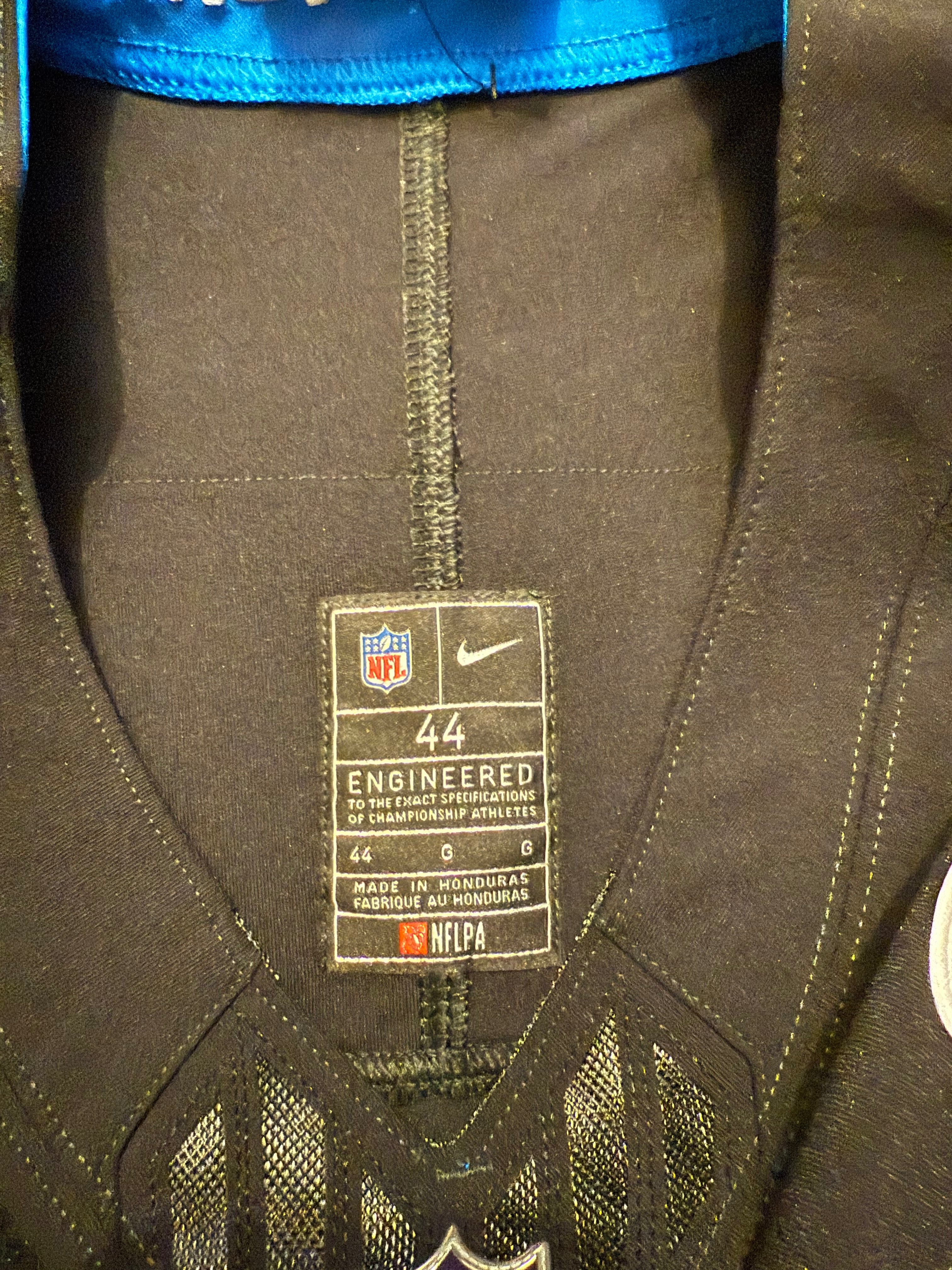 Aidan Hutchinson Detroit Lions Jersey #97 Nike Vapor FUSE Elite black size 44 (Large) NFL
