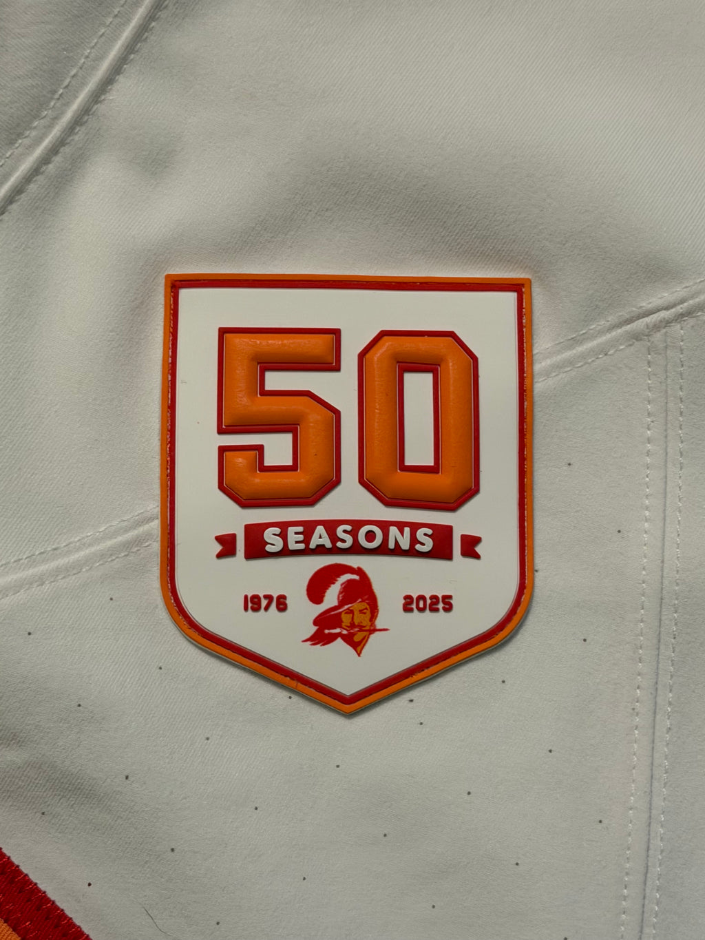 Baker Mayfield Tampa Bay Buccaneers Jersey #6 Nike Vapor FUSE Elite White Creamsicle size 44 (Large) NFL