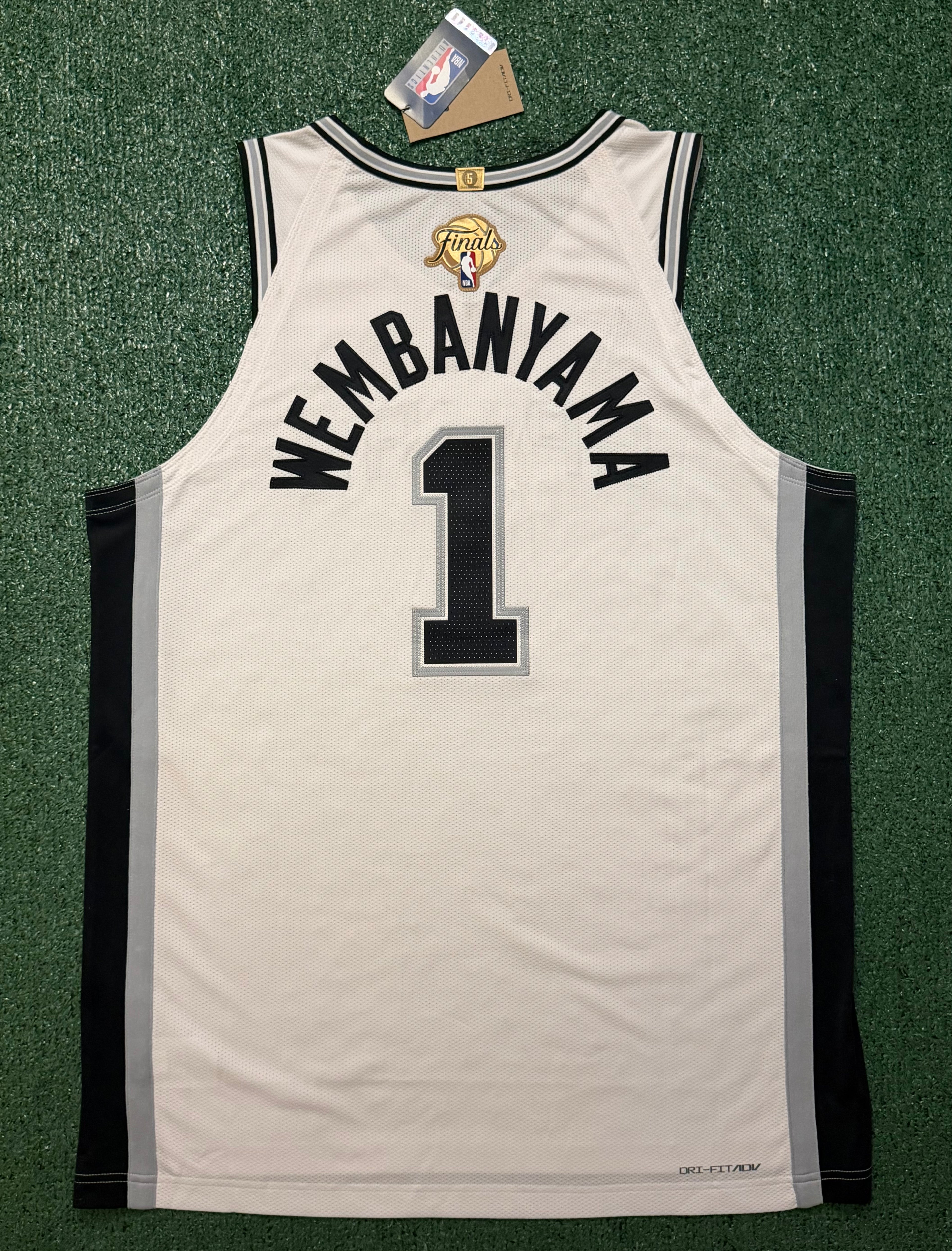 Victor Wembanyama San Antonio Spurs Jersey #1 Nike ADV Authentic White Size 52 (XL) NBA