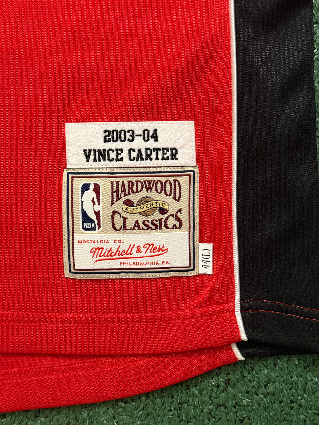 Vince Carter Toronto Raptors Jersey #15 Mitchell & Ness Authentic Red Size 44 (L) NBA