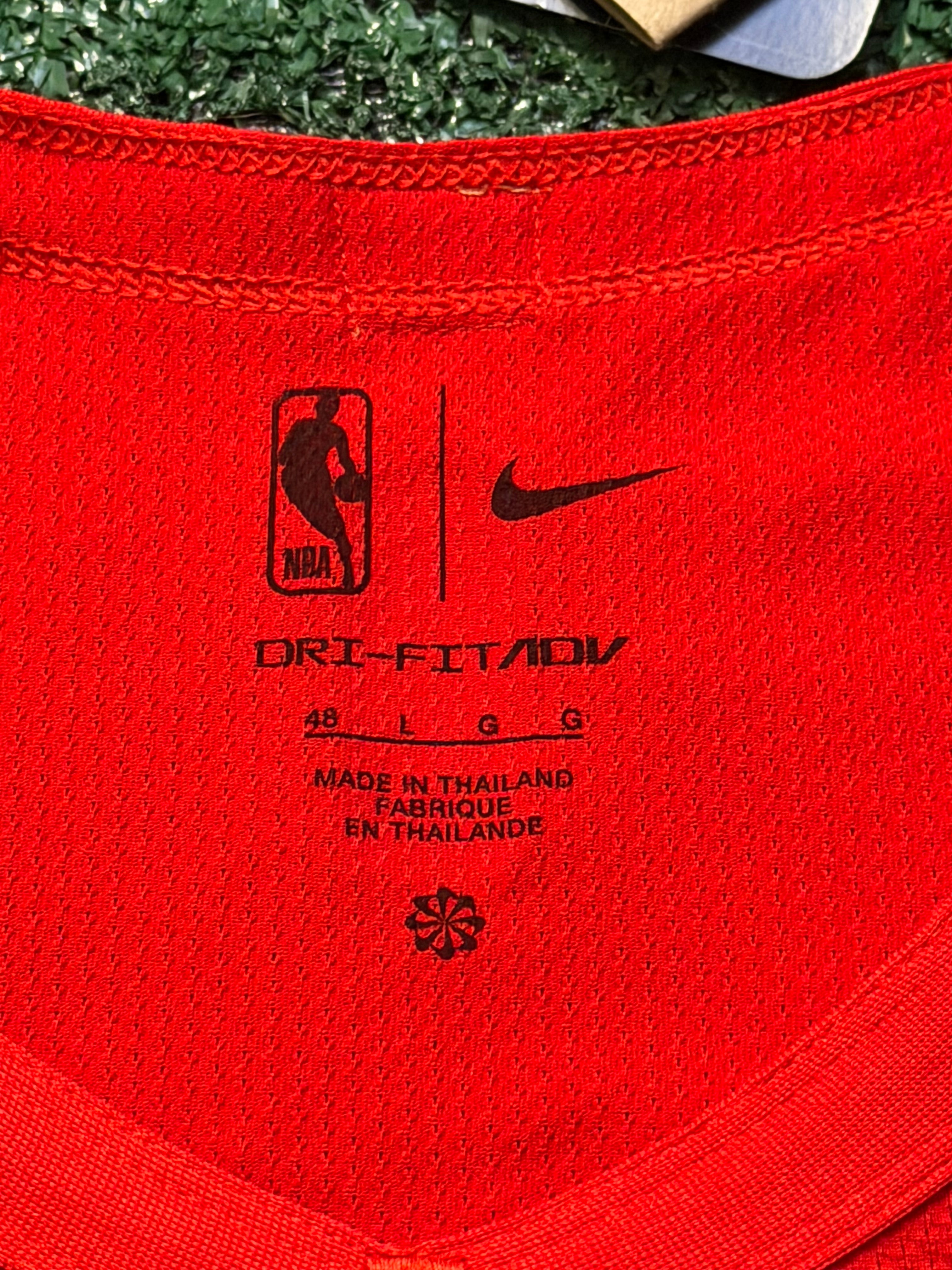 Scottie Barnes Toronto Raptors Jersey #4 Nike ADV Authentic Red Size 48 (Large) NBA