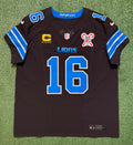 Jared Goff Detroit Lions Jersey #16  Nike Vapor FUSE Elite Black Size 48 (XL) NFL